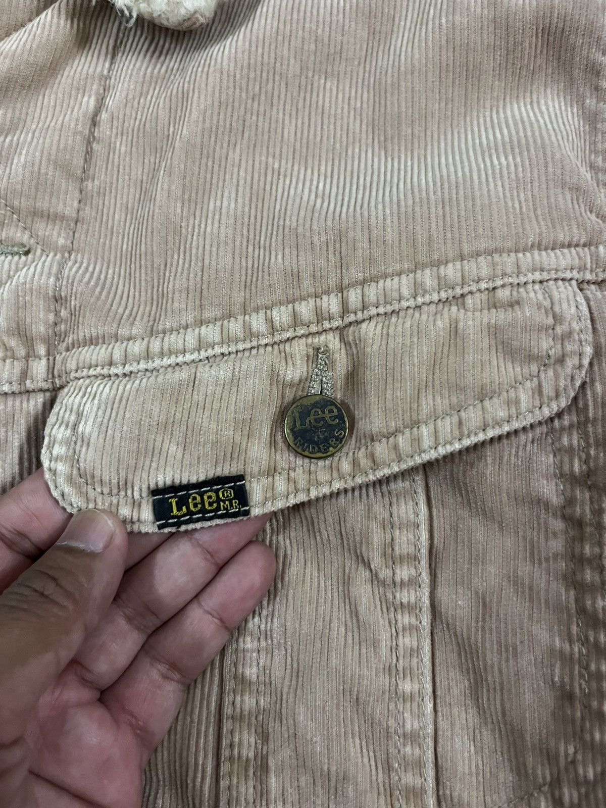 Lee LEE STORM RIDER SHERPA CORDUROY LIGHT BROWN JACKET Size US M / EU 48-50 / 2 - 16 Thumbnail