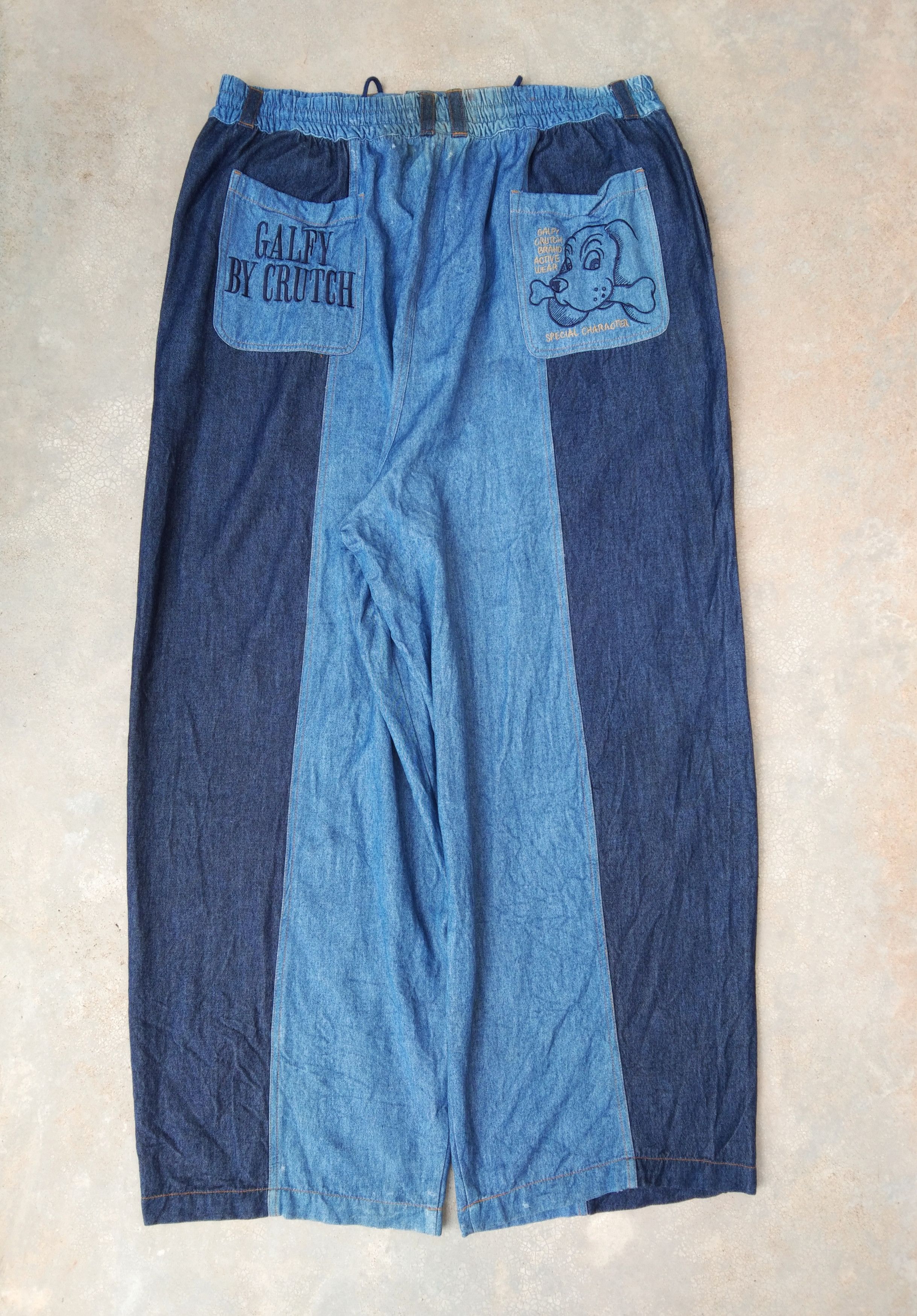 Cartoon Network Vintage Galfy Crutch Character Loose Baggy Pants Size US 38 / EU 54 - 2 Thumbnail