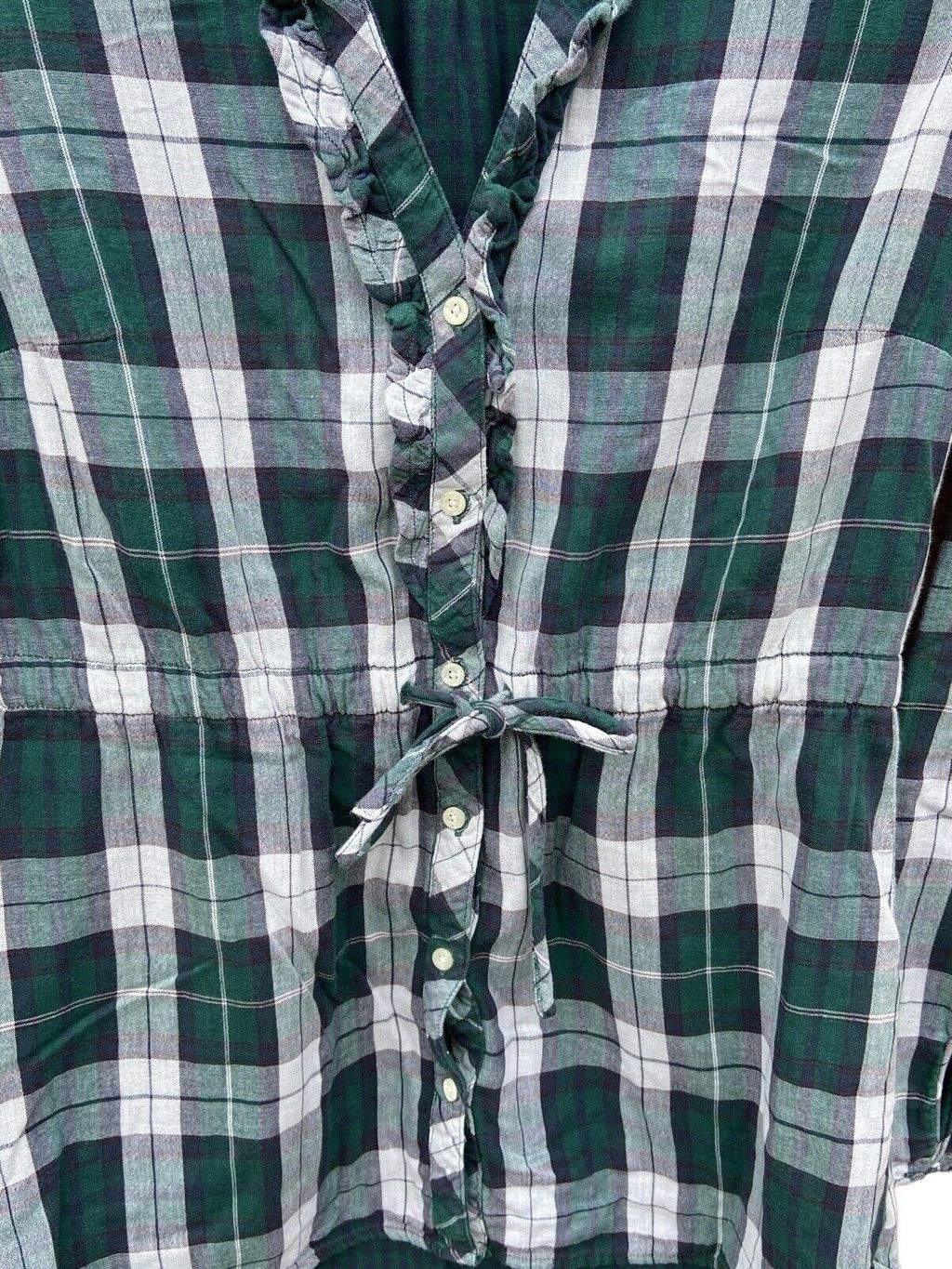 Timberland Shirt Long Sleeved Checked Button Up Size Euro 38 USA 6 Size M / US 6-8 / IT 42-44 - 4 Thumbnail