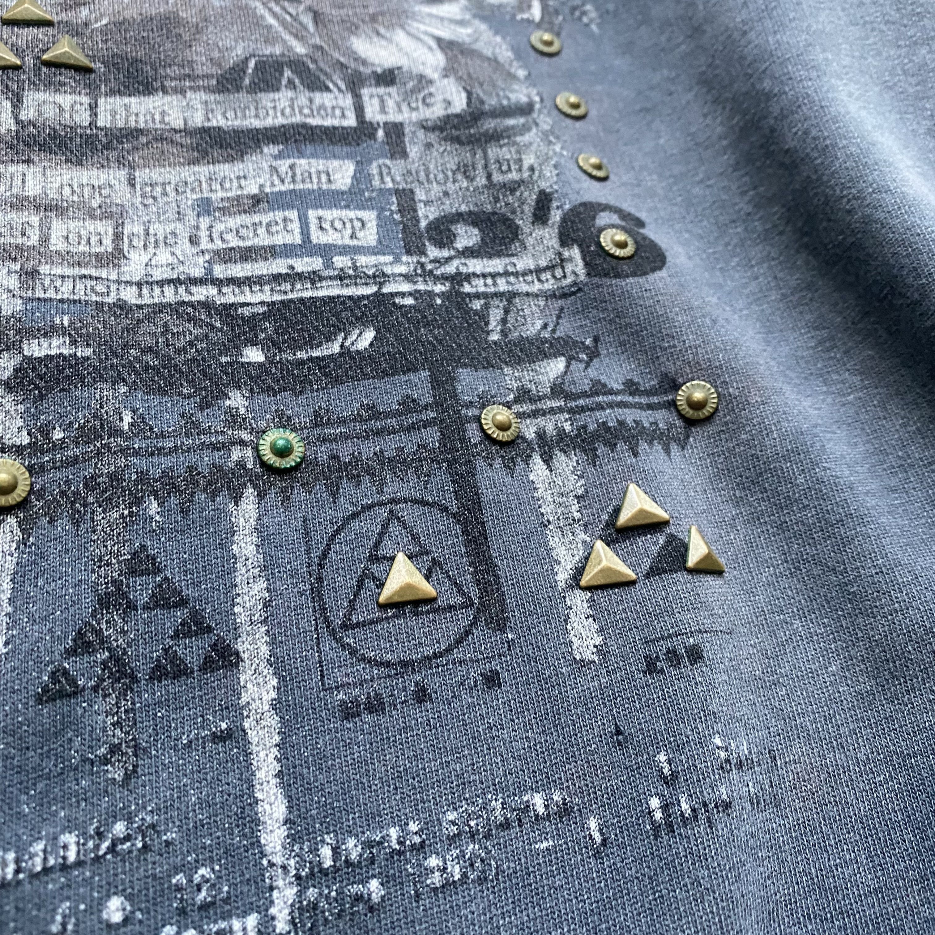 If Six Was Nine Vintage Affliction Style Skul Sweatshirt Y2K opium Size US M / EU 48-50 / 2 - 5 Thumbnail