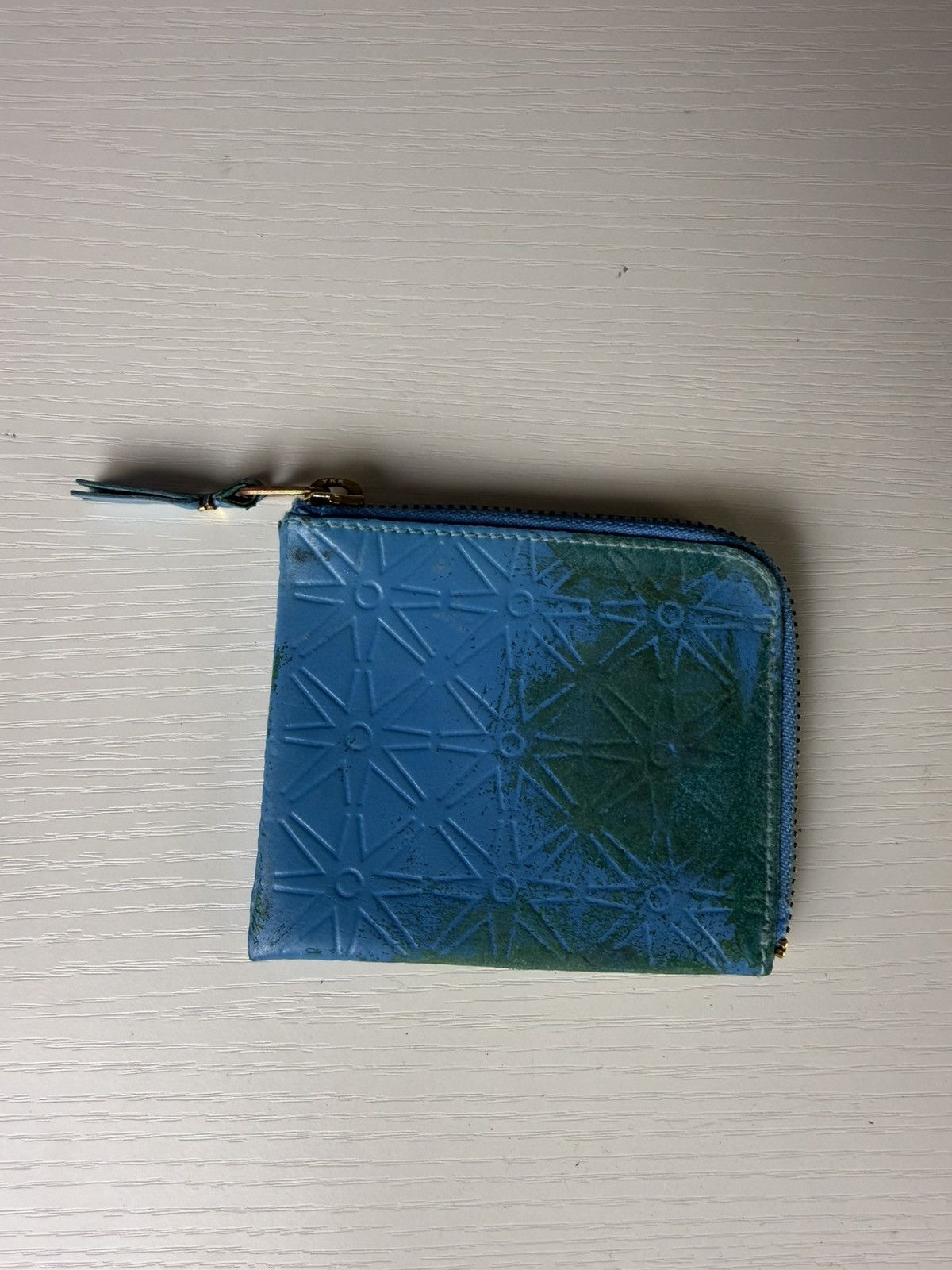 Comme des Garcons Comme Des Garcons Blue Leather Rectangle Lightweight Classic Size ONE SIZE - 4 Thumbnail