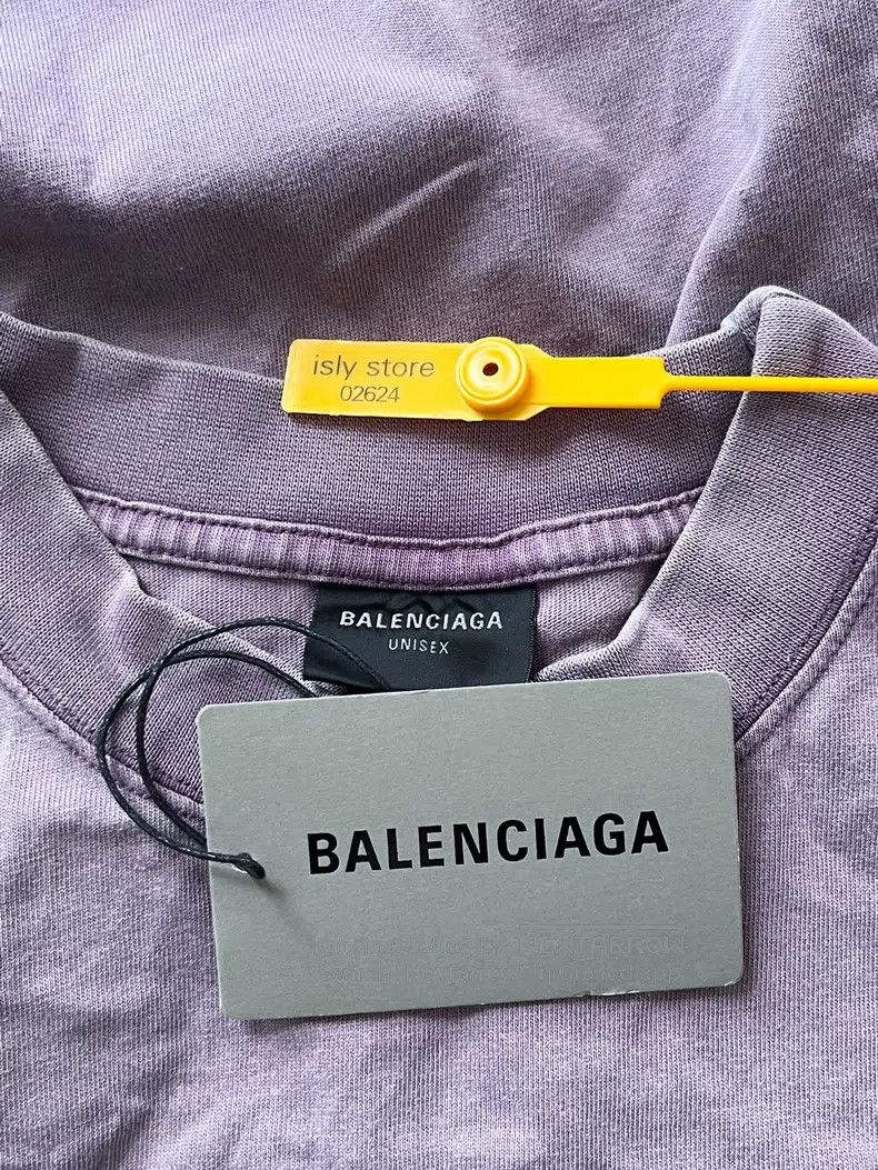 Other Balenciaga Solid Color Letter Round Neck T-Shirt Size US M / EU 48-50 / 2 - 5 Thumbnail