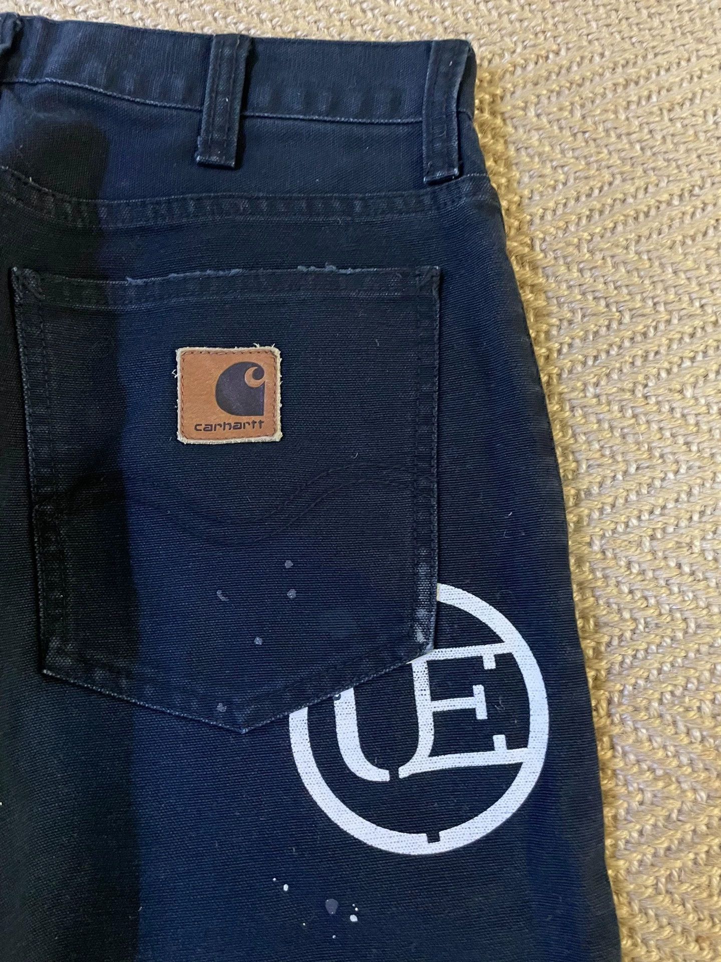 Carhartt UE X CARHARTT Fragment Damaged Pant Washed W28 Near New Size US 28 / EU 44 - 3 Thumbnail