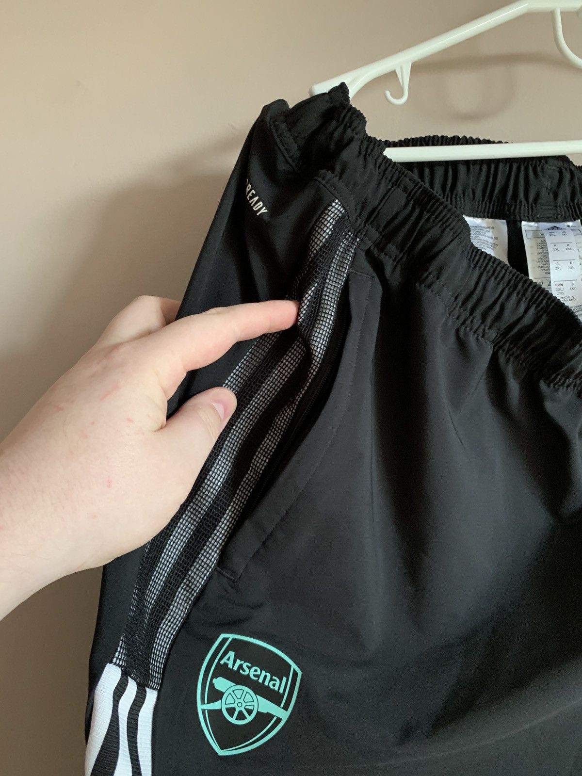 Adidas Arsenal FC 2021 2022 adidas soccer football pants trousers Size US 38 / EU 54 - 4 Thumbnail