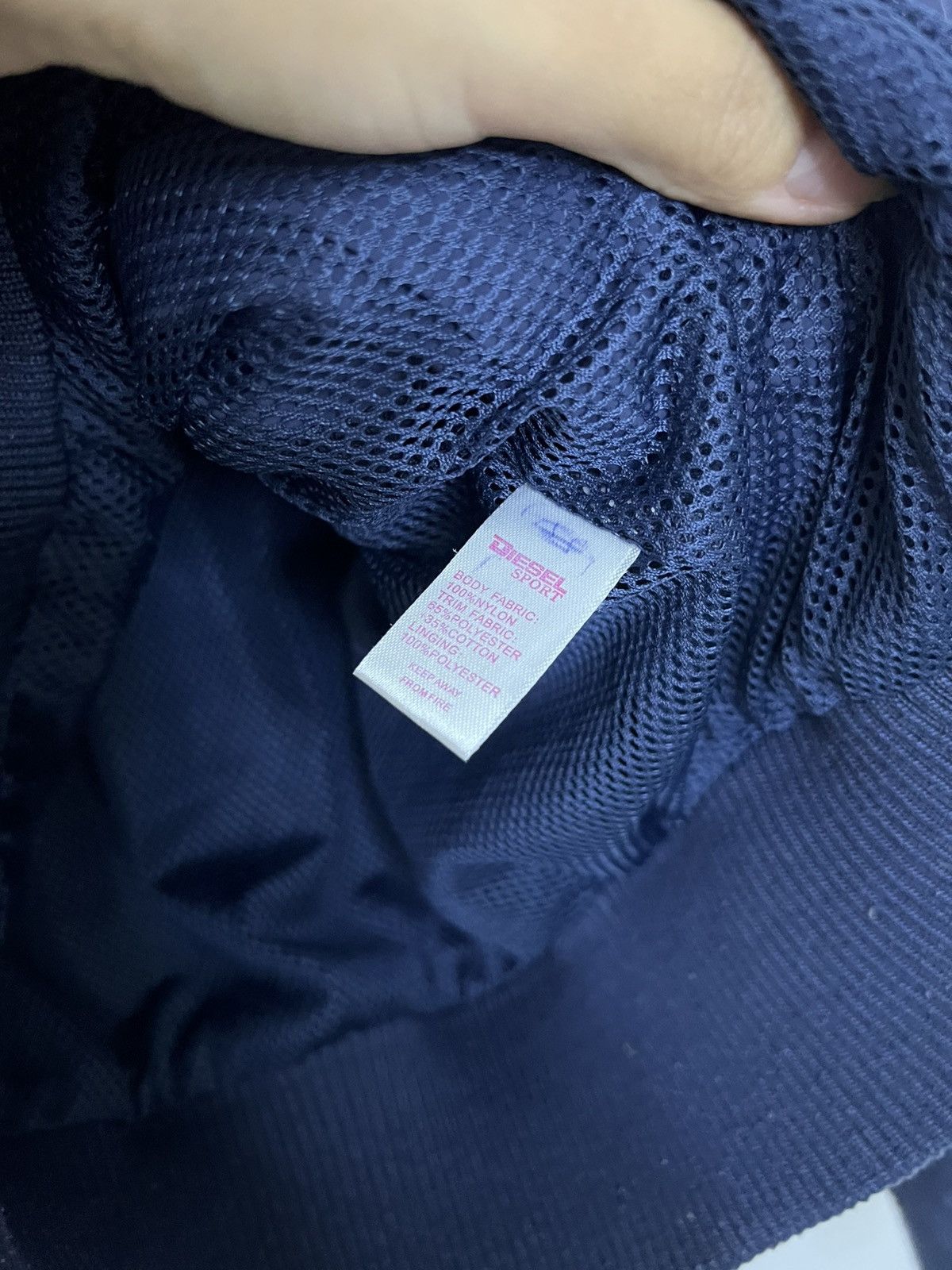 Diesel Diesel windbreaker L blue navy Size L / US 10 / IT 46 - 3 Thumbnail
