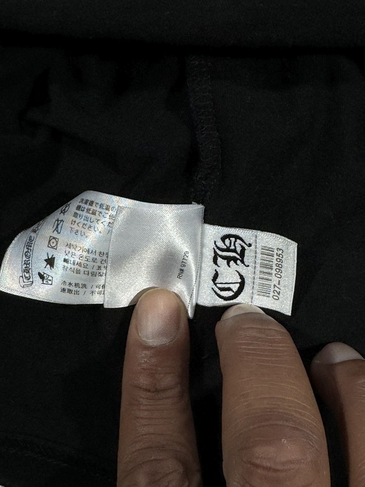 Chrome Hearts Chrome Hearts 'Cross Spine' Pocket Tee Sz XXL Size US XXL / EU 58 / 5 - 10 Thumbnail
