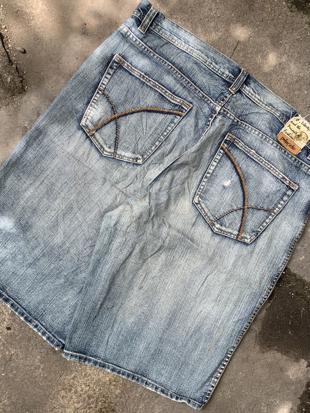 Pelle Pelle × Vintage Vintage pellepelle jeans shorts Size US 42 / EU 58 - 2 Thumbnail