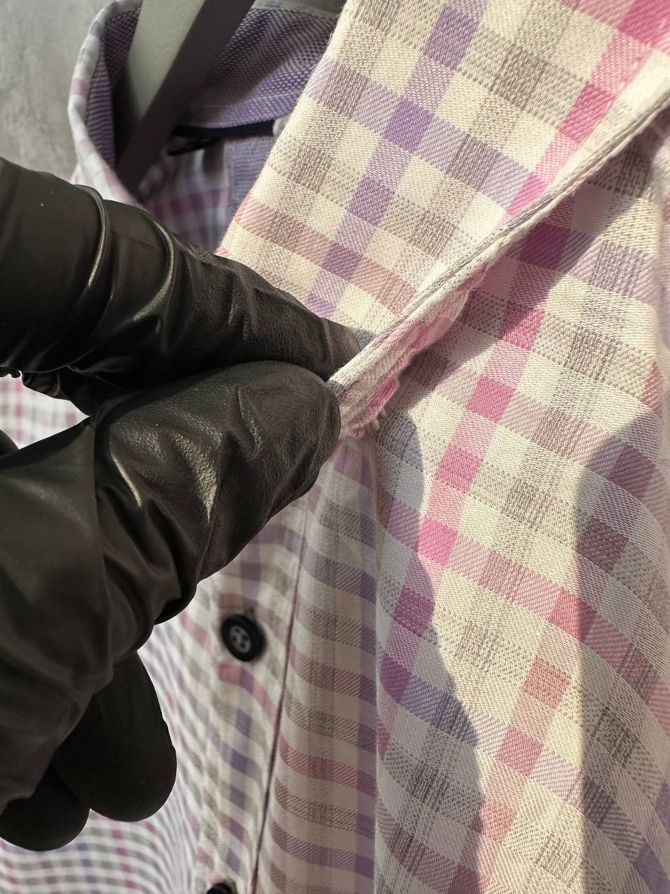 Balmain Balmain Paris Button Up Shirt Plaid Two Ply Cotton Size US XL / EU 56 / 4 - 13 Thumbnail