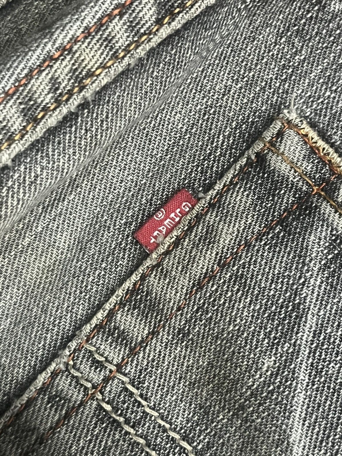 Japanese Brand Vintage Japanese Brand G.L Heart Grey Faded Washed Jeans Size US 29 - 8 Thumbnail