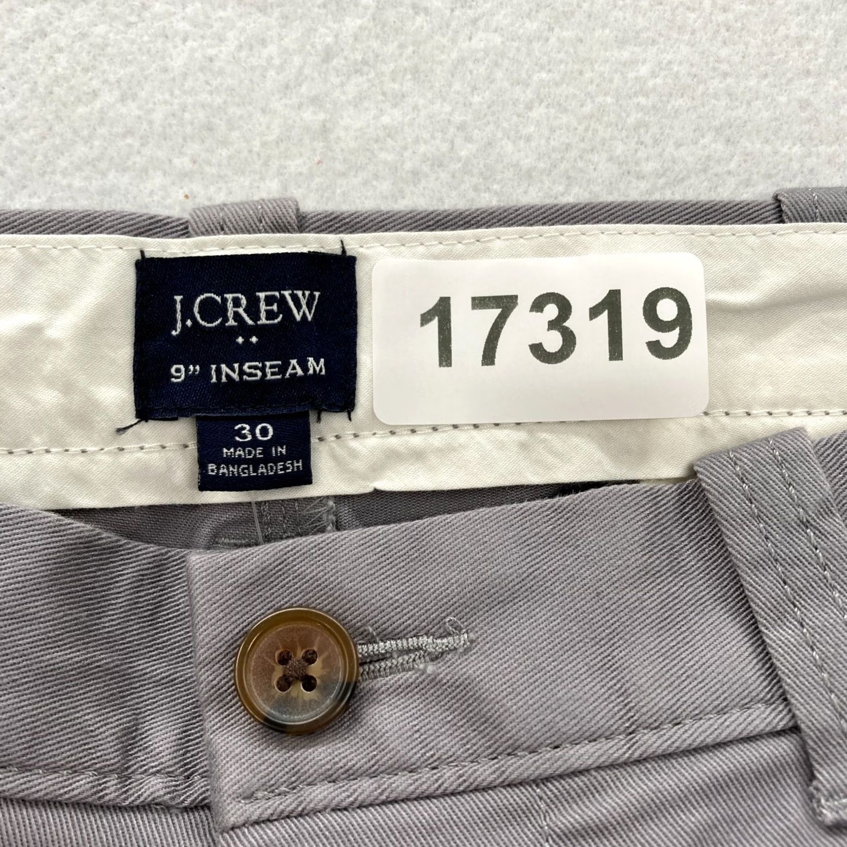 J.Crew J.Crew Shorts Women's 30 Gray Stretch Flat Front Chino 5" Inseam Preppy Size 30" / US 8 / IT 44 - 4 Thumbnail