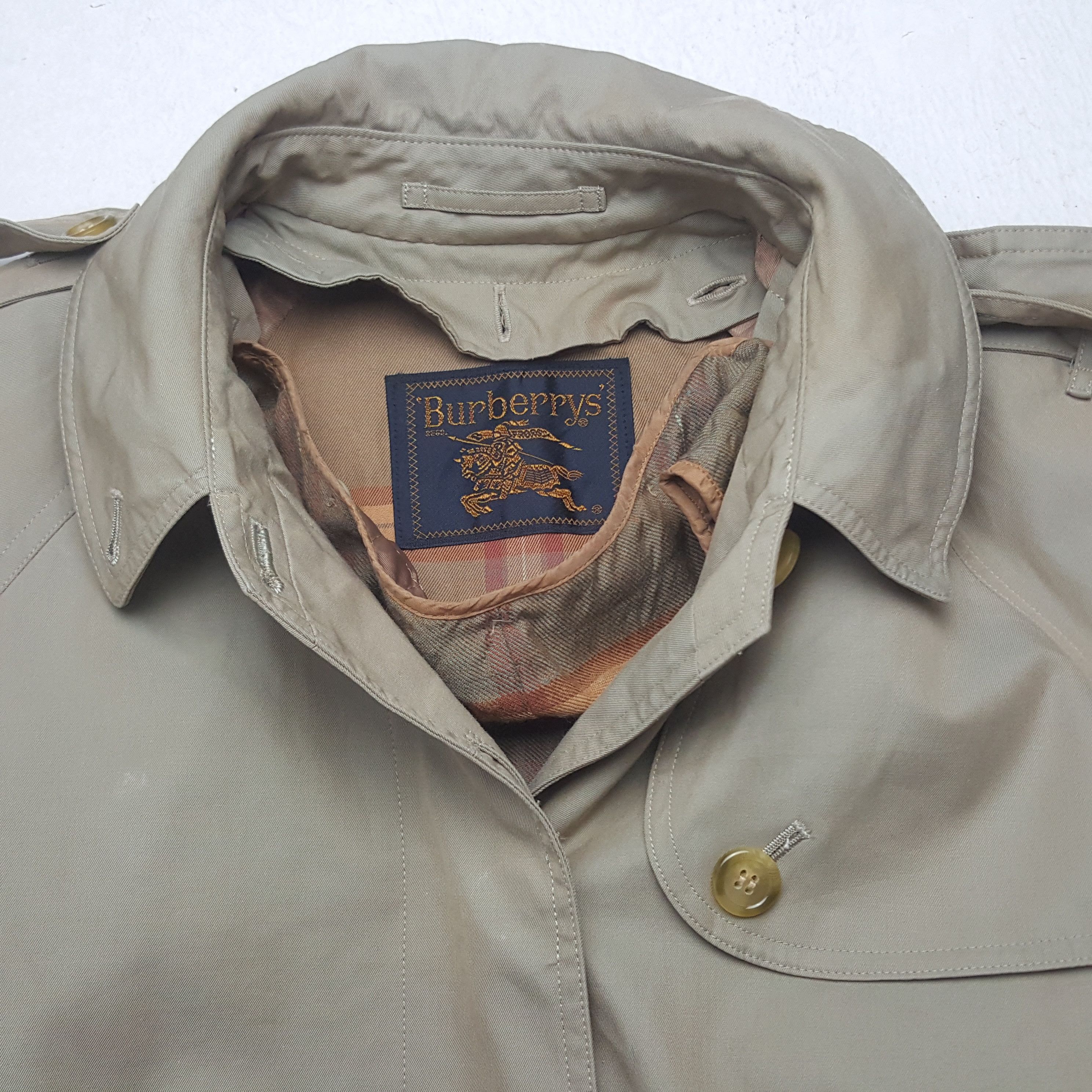 Burberry Vintage Burberry Italian Brand Trench Jacket C291N29 Size US S / EU 44-46 / 1 - 4 Thumbnail