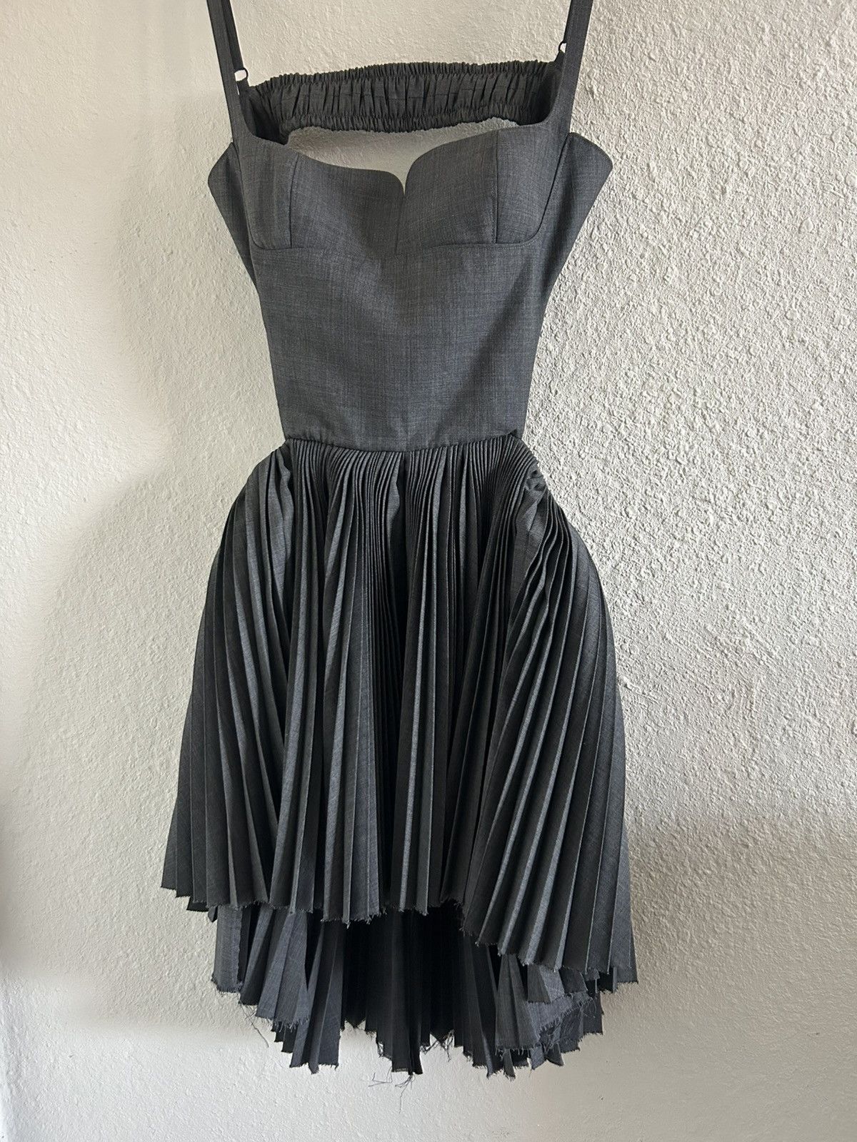 Shushu/Tong SHUSHU/TONG open-back pleated minidress Size M / US 6-8 / IT 42-44 - 1 Thumbnail