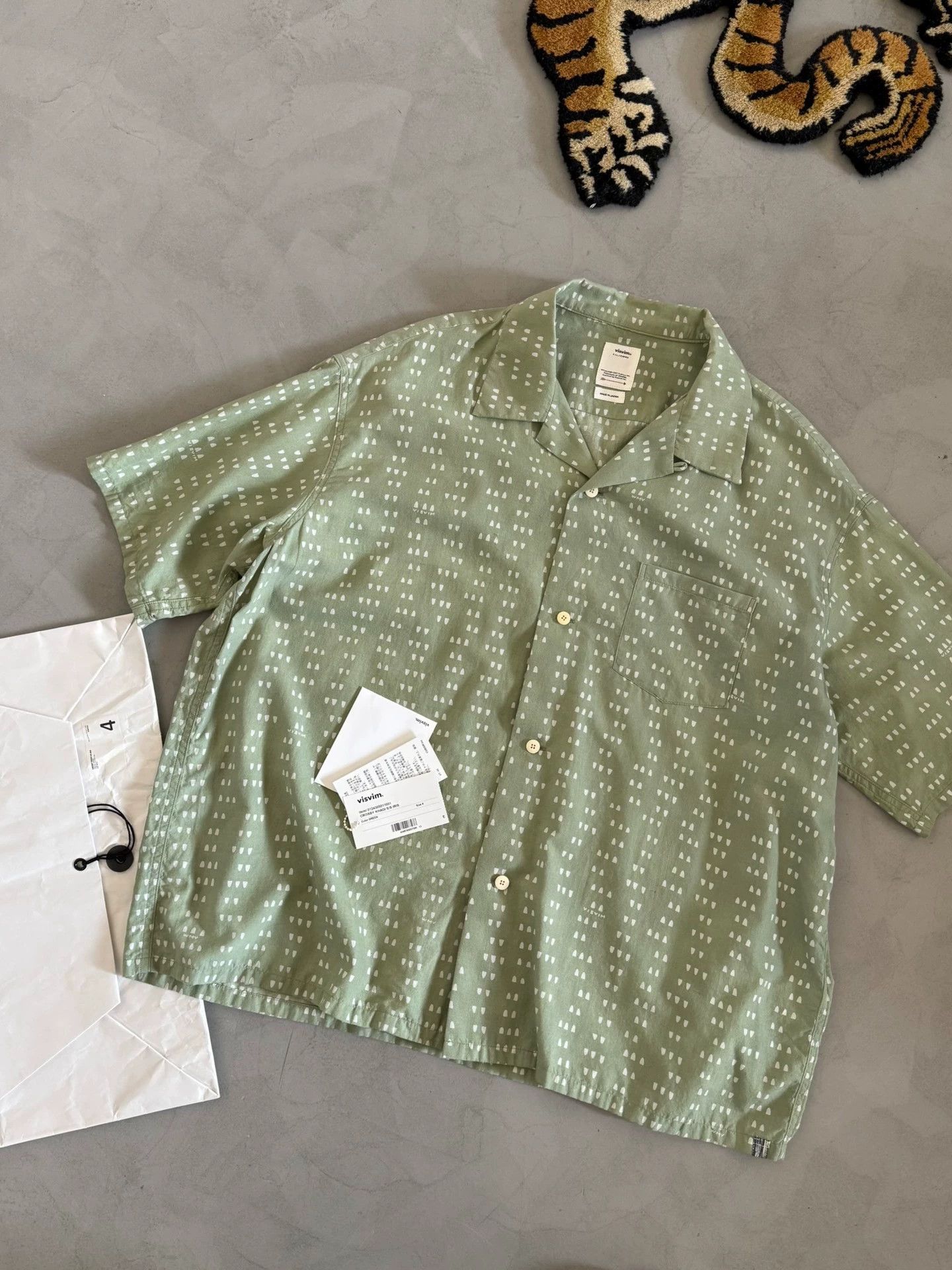 Visvim visvim 24AW CROSBY KHADI S/S IRIS Hidden Green shirt 4 Size US XL / EU 56 / 4 - 2 Thumbnail