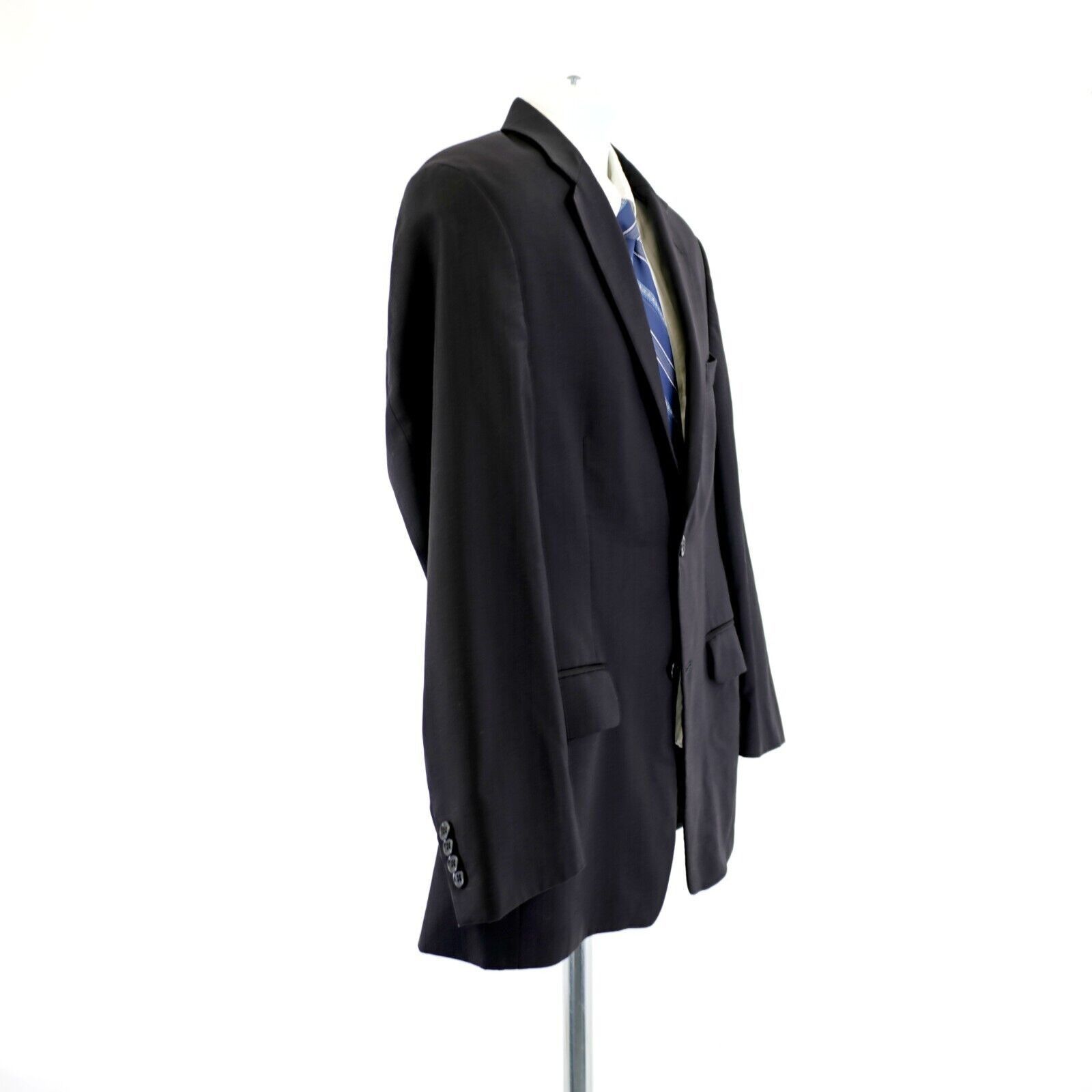 Michael Kors Michael Kors Textured Striped Wool Black 40S Or Slim 42S 2 B Size 40S - 7 Thumbnail