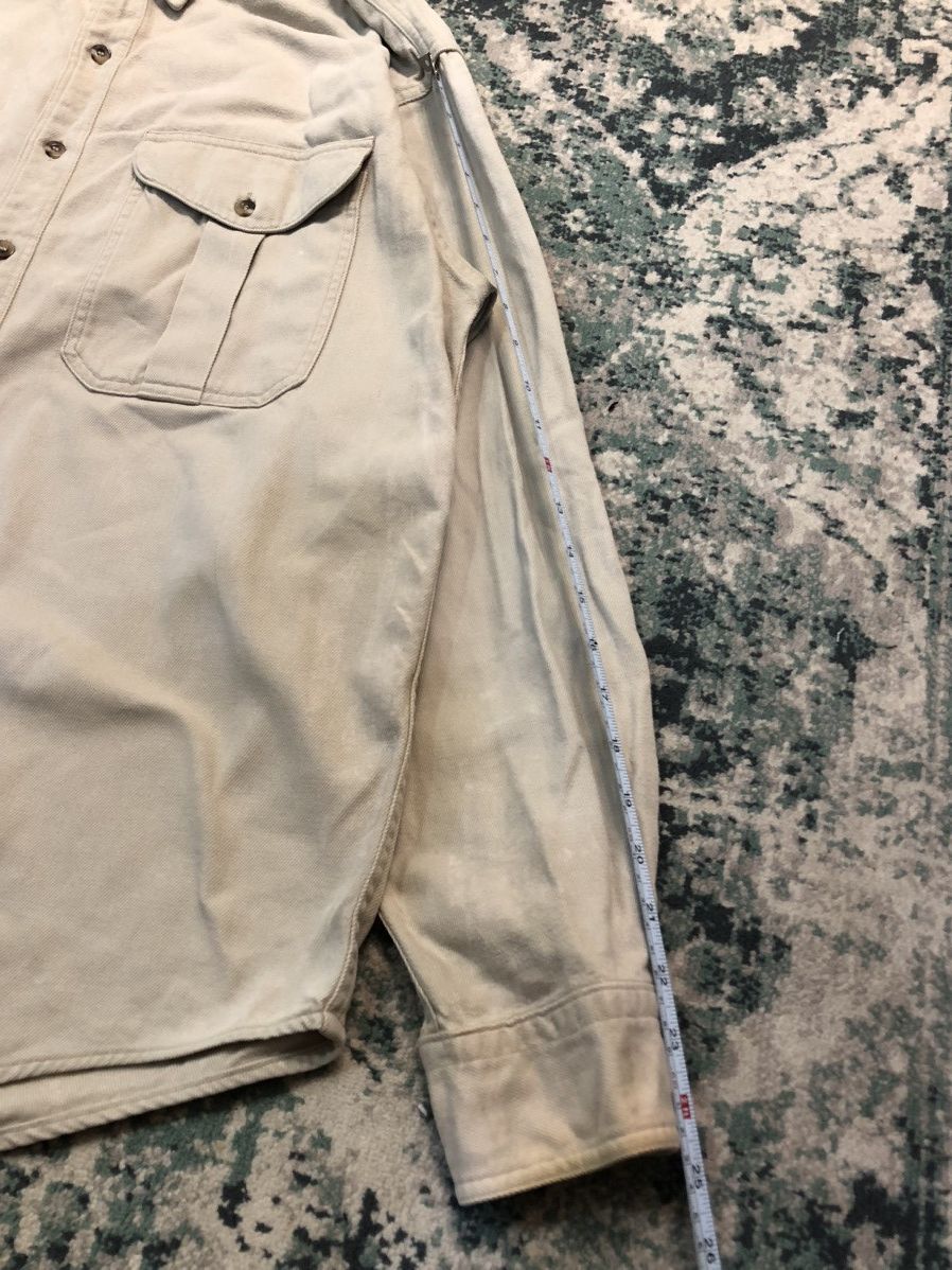 Filson Vintage Filson Heavy Cotton Distressed L/S Shirt Size US L / EU 52-54 / 3 - 14 Thumbnail