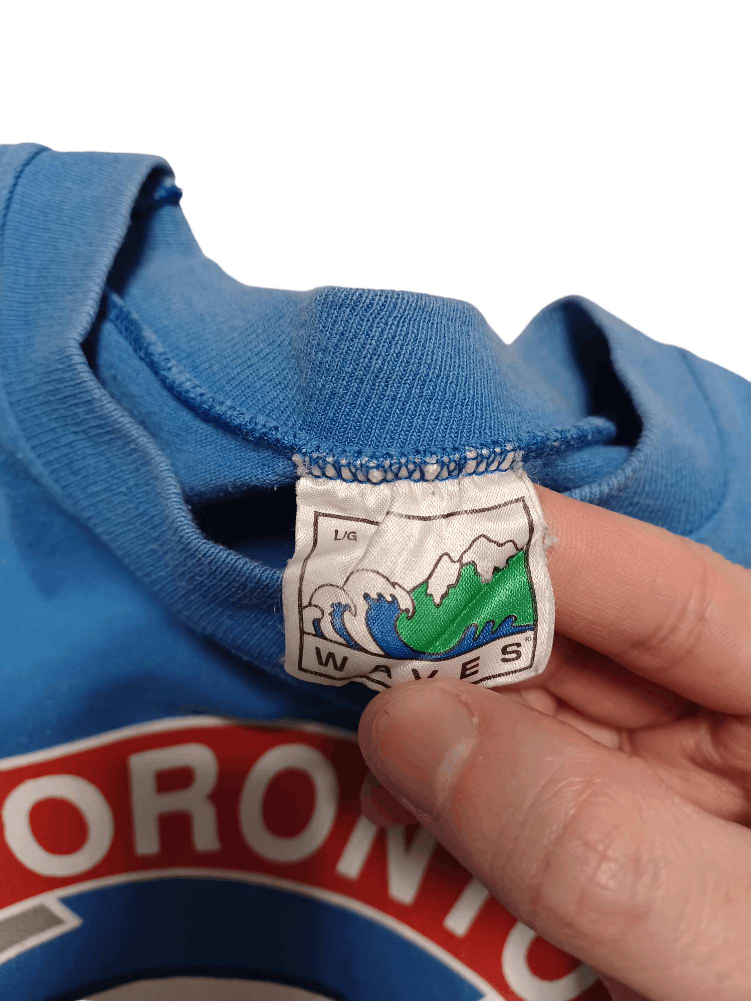MLB 1990 MADE IN CANADA MLB VINTAGE TORONTO BLUE JAYS TEE Size US L / EU 52-54 / 3 - 4 Thumbnail