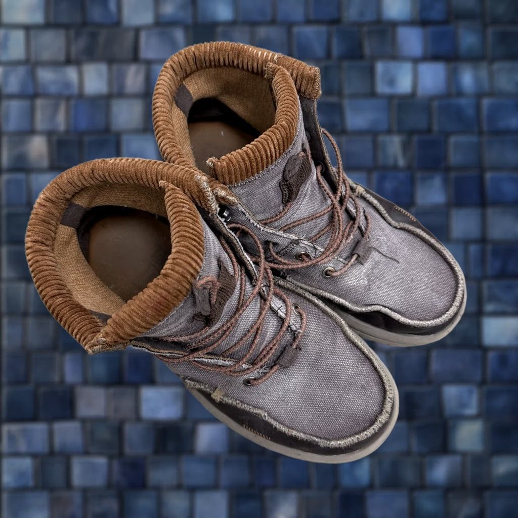 Hey Dude Boots Mens Men Bradley Corduroy Collar Canvas Brown  display picture 1