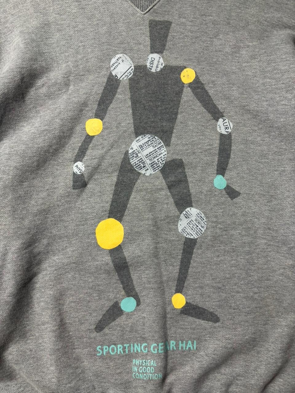 Hai Sporting Gear 1990s Hai Sporting Gear Stickman Sweatshirt Size US L / EU 52-54 / 3 - 3 Thumbnail