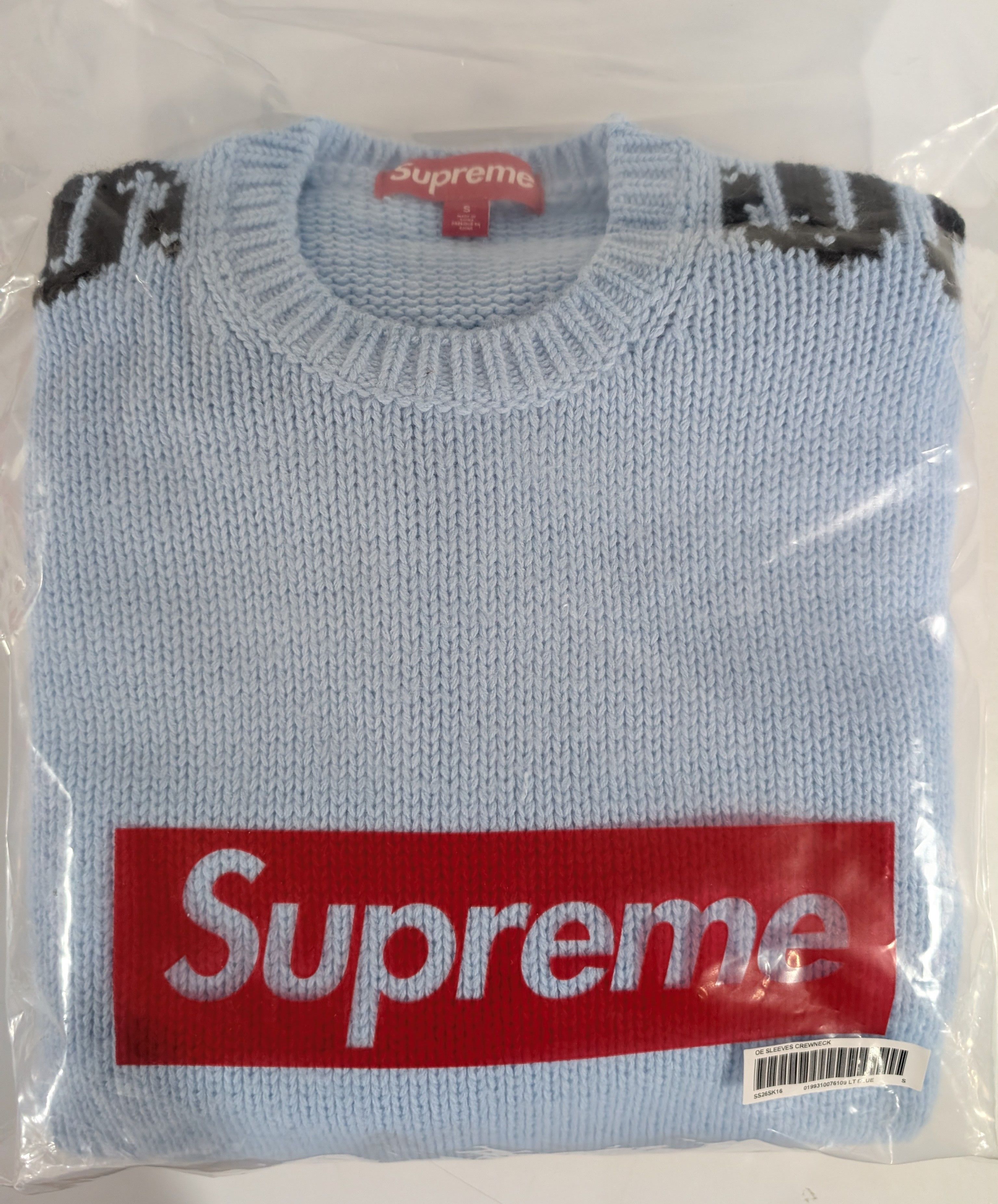 Supreme Supreme Old English Sleeves Sweater Size US S / EU 44-46 / 1 - 3 Thumbnail