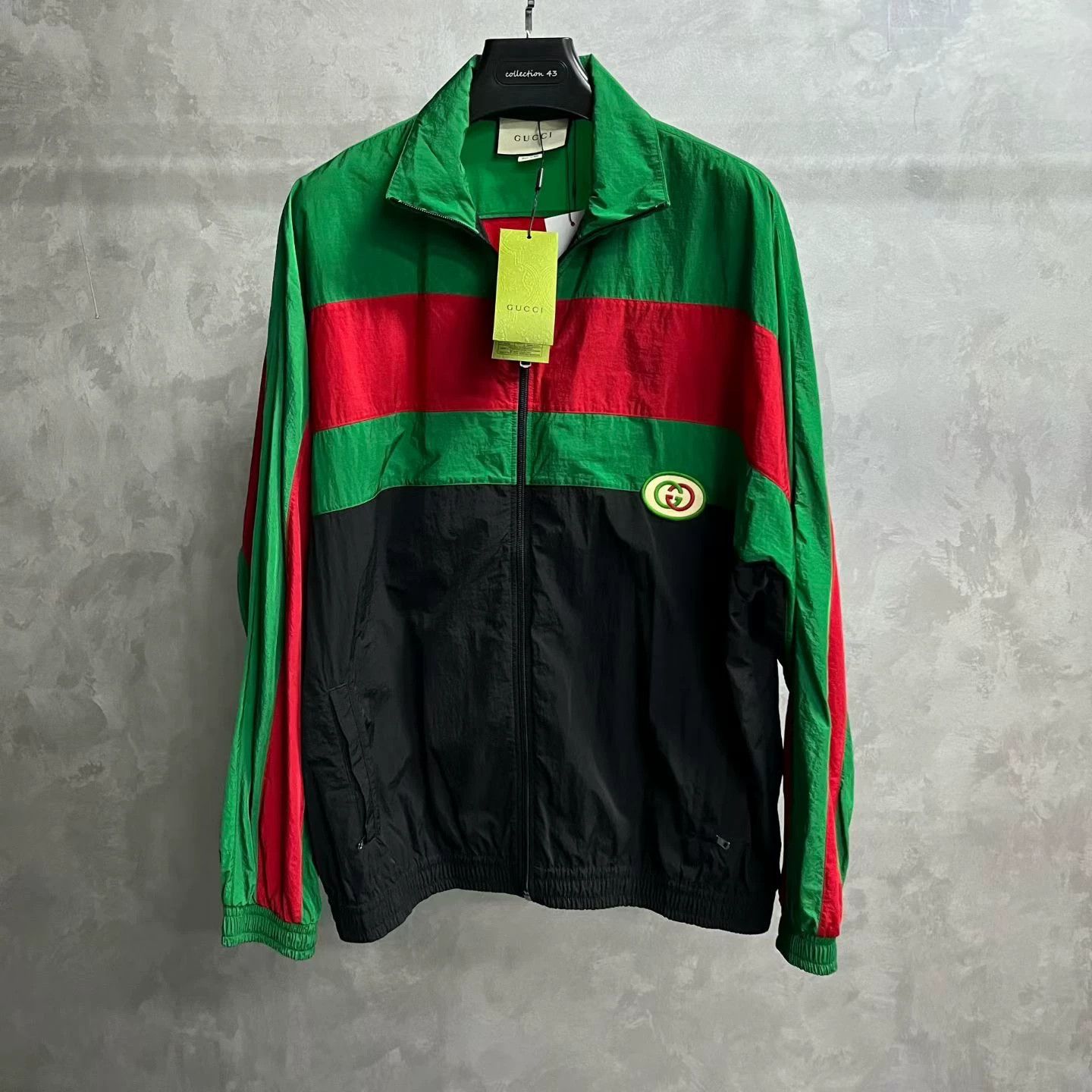 Gucci Gucci Color Block Interlocking Logo Zip Jacket Size US L / EU 52-54 / 3 - 1 Thumbnail