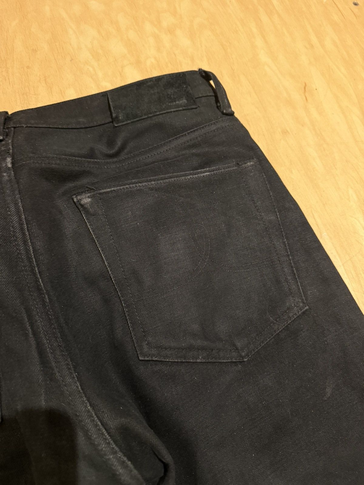 RRL Ralph Lauren RRL ralph lauren Slim Fit Black Selvedge Jean 31x32 Size US 31 - 10 Thumbnail