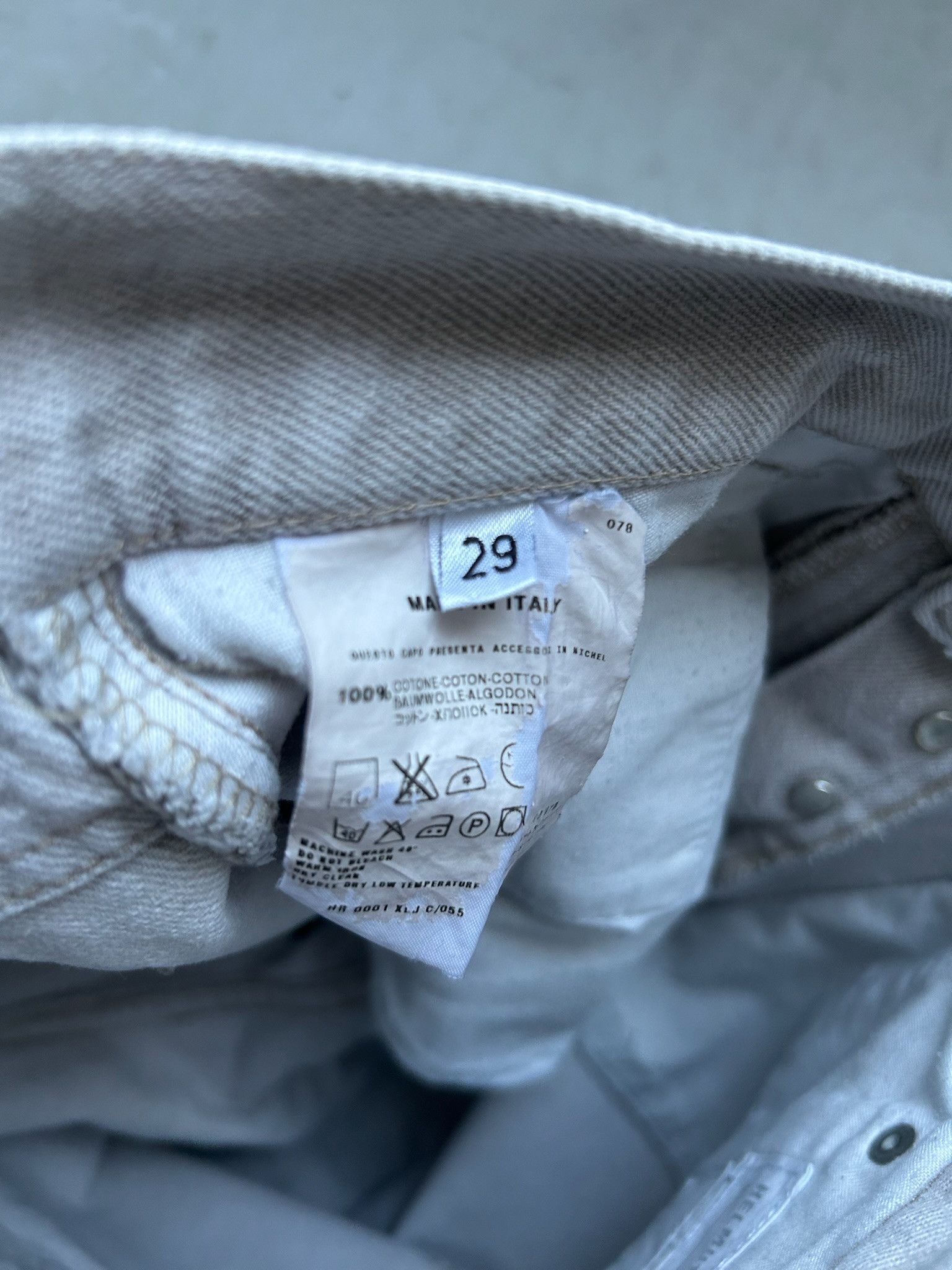 Helmut Lang Helmut Lang 90's Light Grey Denim Size US 28 / EU 44 - 4 Thumbnail