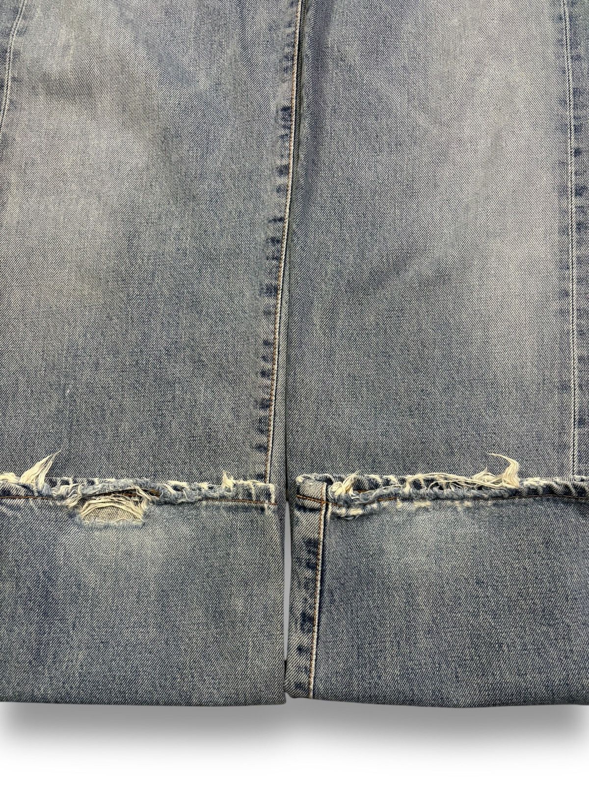 Edwin Vintage Edwin 505X Selvedge Blue Washed Straight Leg Jeans Size US 30 / EU 46 - 9 Thumbnail