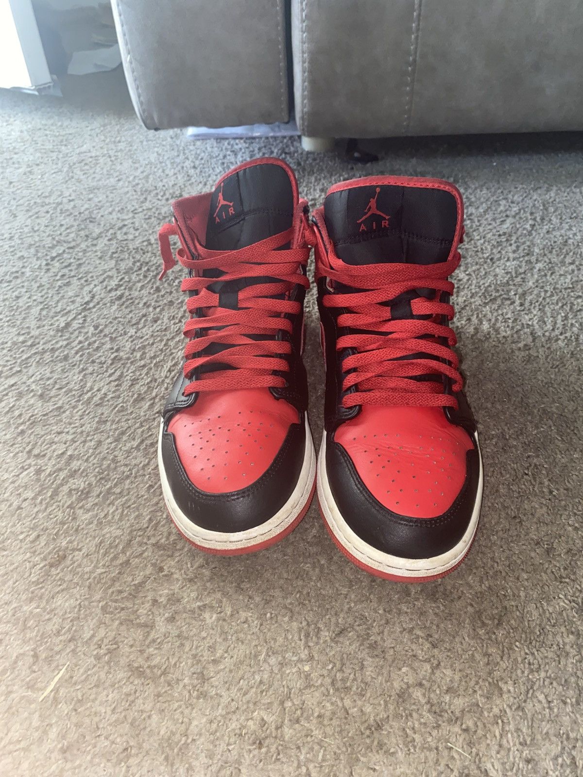Nike Air Jordan 1 Mid “Bred” – Size 11 Size US 10 / EU 43 - 3 Thumbnail