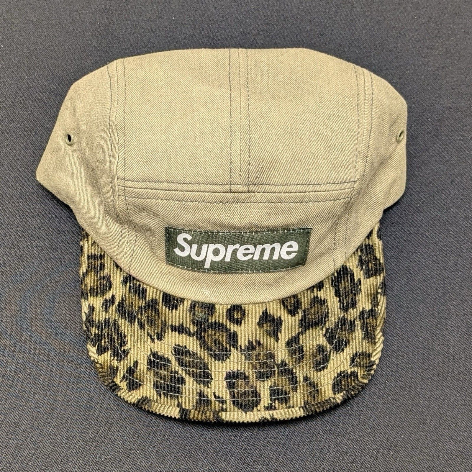 Supreme Supreme Leopard Velvet Camp Cap | Grailed