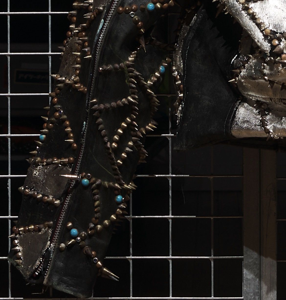 Other Vintage Style Custom Studded Leather Jacket Crust Punk Size US S / EU 44-46 / 1 - 5 Thumbnail