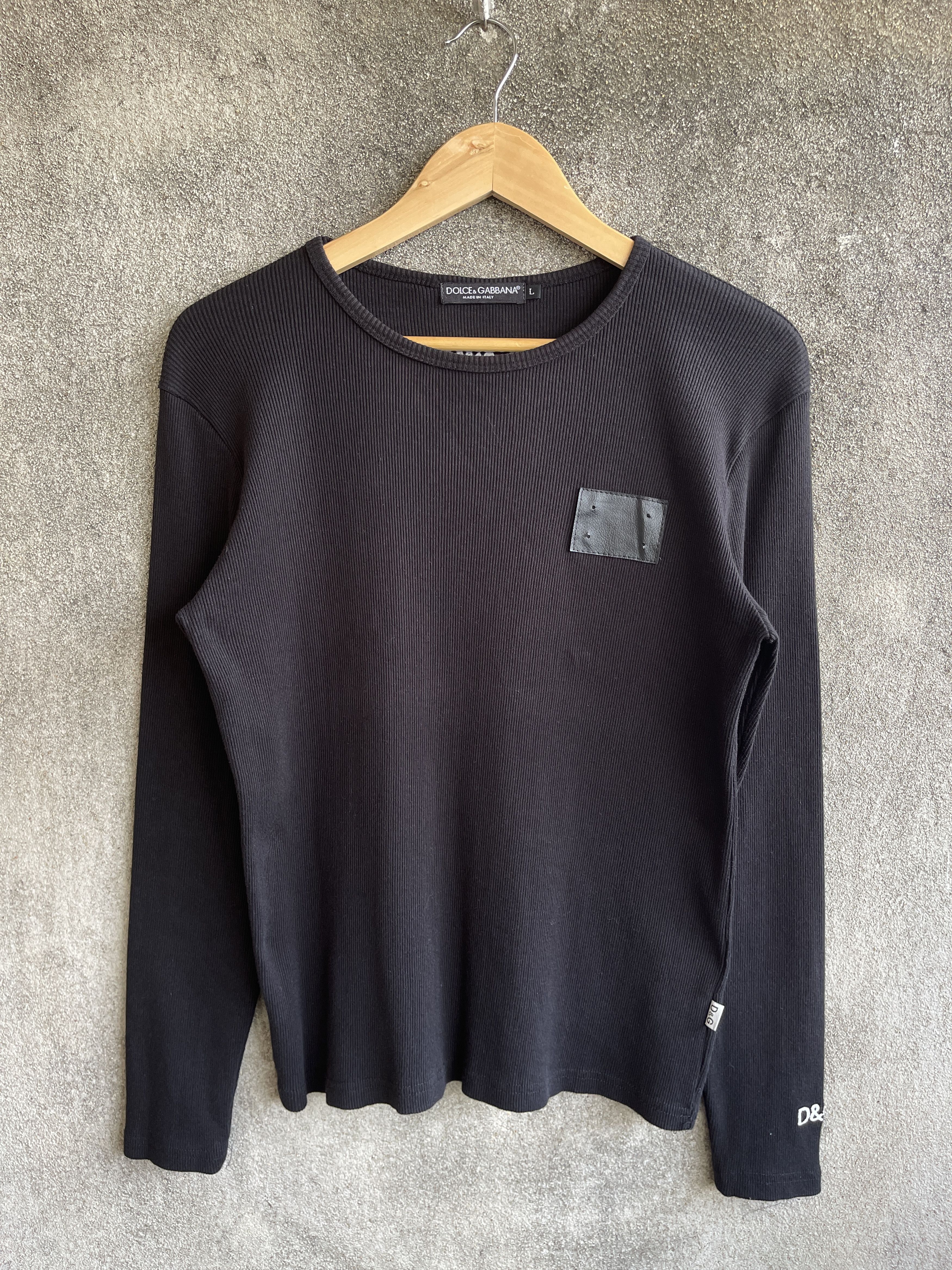 Dolce & Gabbana Vintage🔥Dolce&Gabbana🔥Embroidery Black Long Sleeve Size US L / EU 52-54 / 3 - 2 Thumbnail