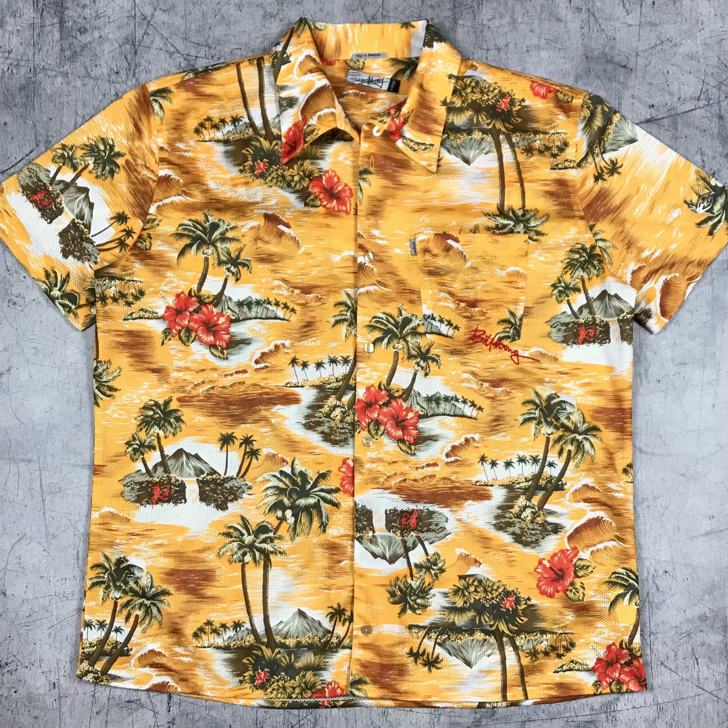 Billabong Surf Style Vintage Vintage 00 s Billabong Hawaii Ocean Hong Kong SS Shirt y2k Grailed