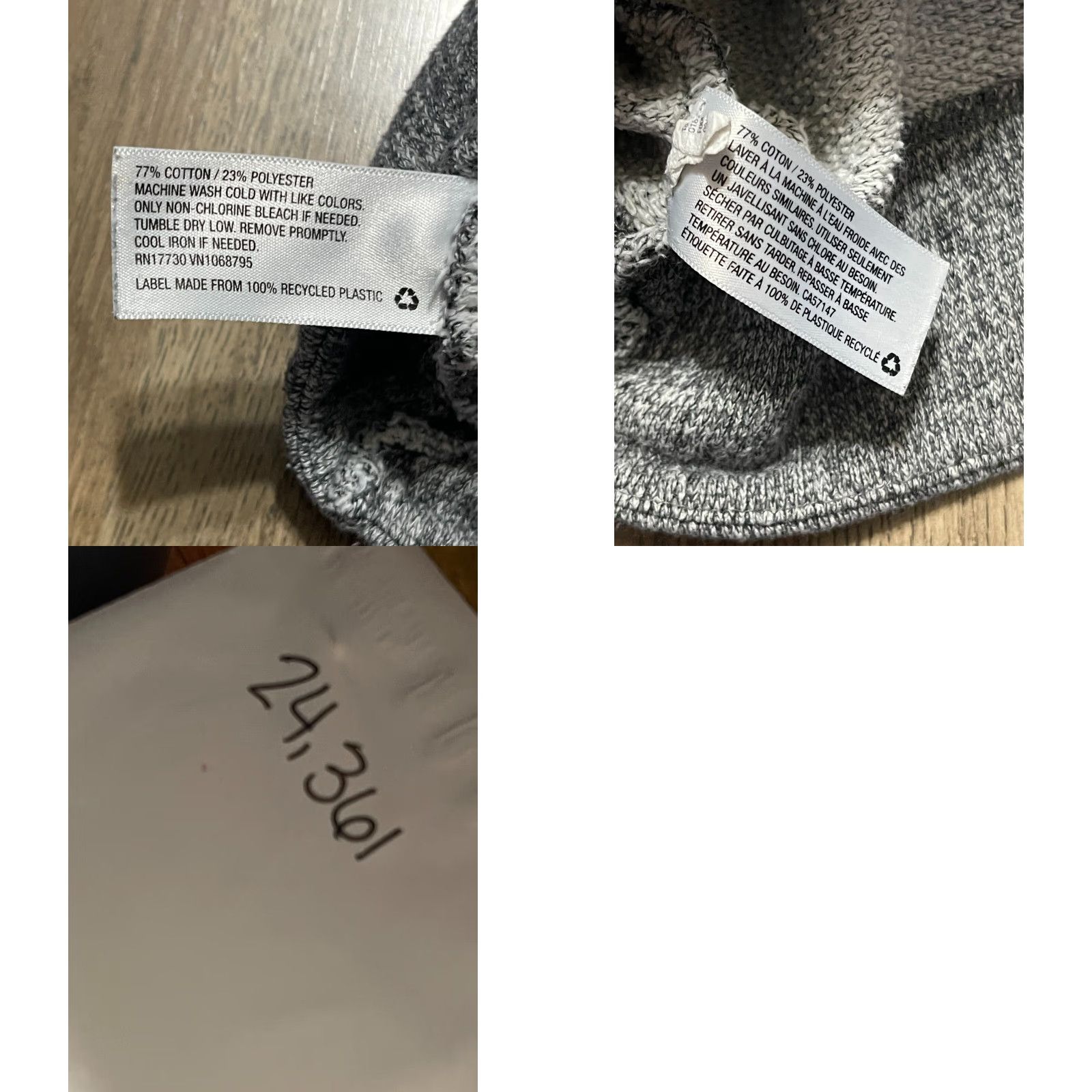 Merona Merona Sweater Women's Medium Gray Turtleneck Pullover Knit Pullover Casual Regular Posterior? Size M / US 6-8 / IT 42-44 - 8 Thumbnail