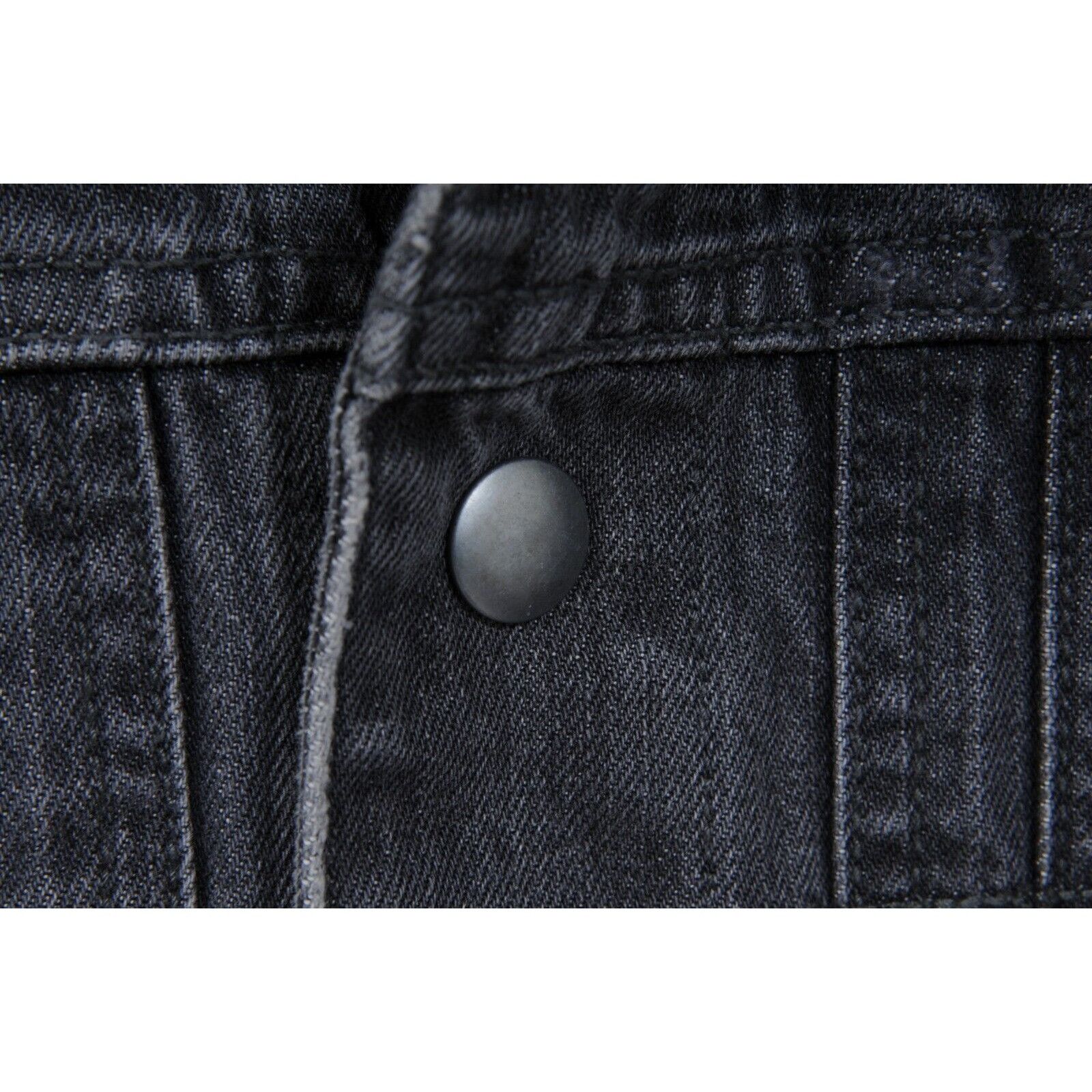 Allsaints Gambola Denim Jacket Distressed Gray Size US L / EU 52-54 / 3 - 5 Thumbnail