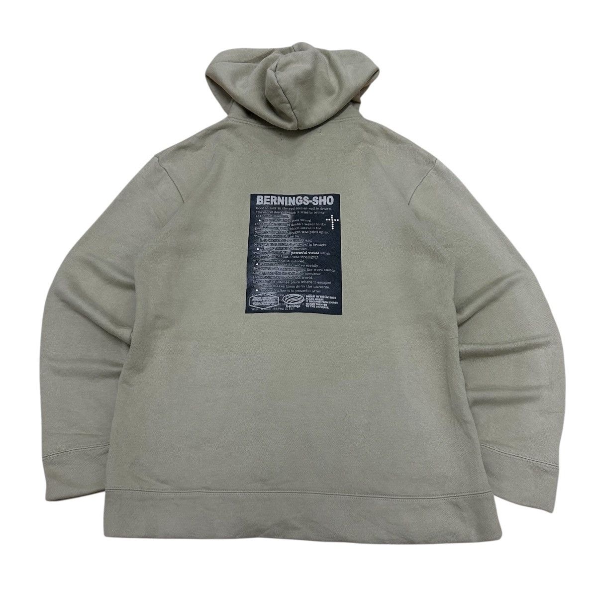 BERNINGS SHO Vintage Y2K Japanese BERNINGS SHO Cross Logo Full Zip Hoodie Size US L / EU 52-54 / 3 - 2 Thumbnail