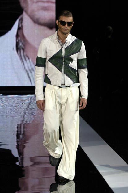 Emporio Armani × Giorgio Armani Spring/Summer 2005 Girogio Armani Archival Leather Jacket Size US M / EU 48-50 / 2 - 2 Thumbnail