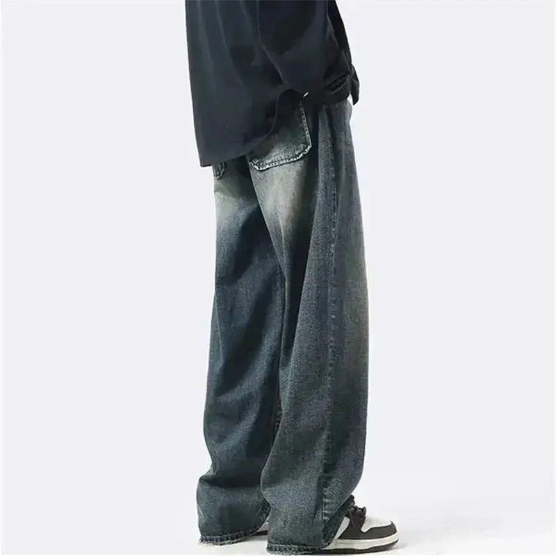 Japanese Brand Button Pocket Loose Jeans Size US 32 / EU 48 - 5 Thumbnail