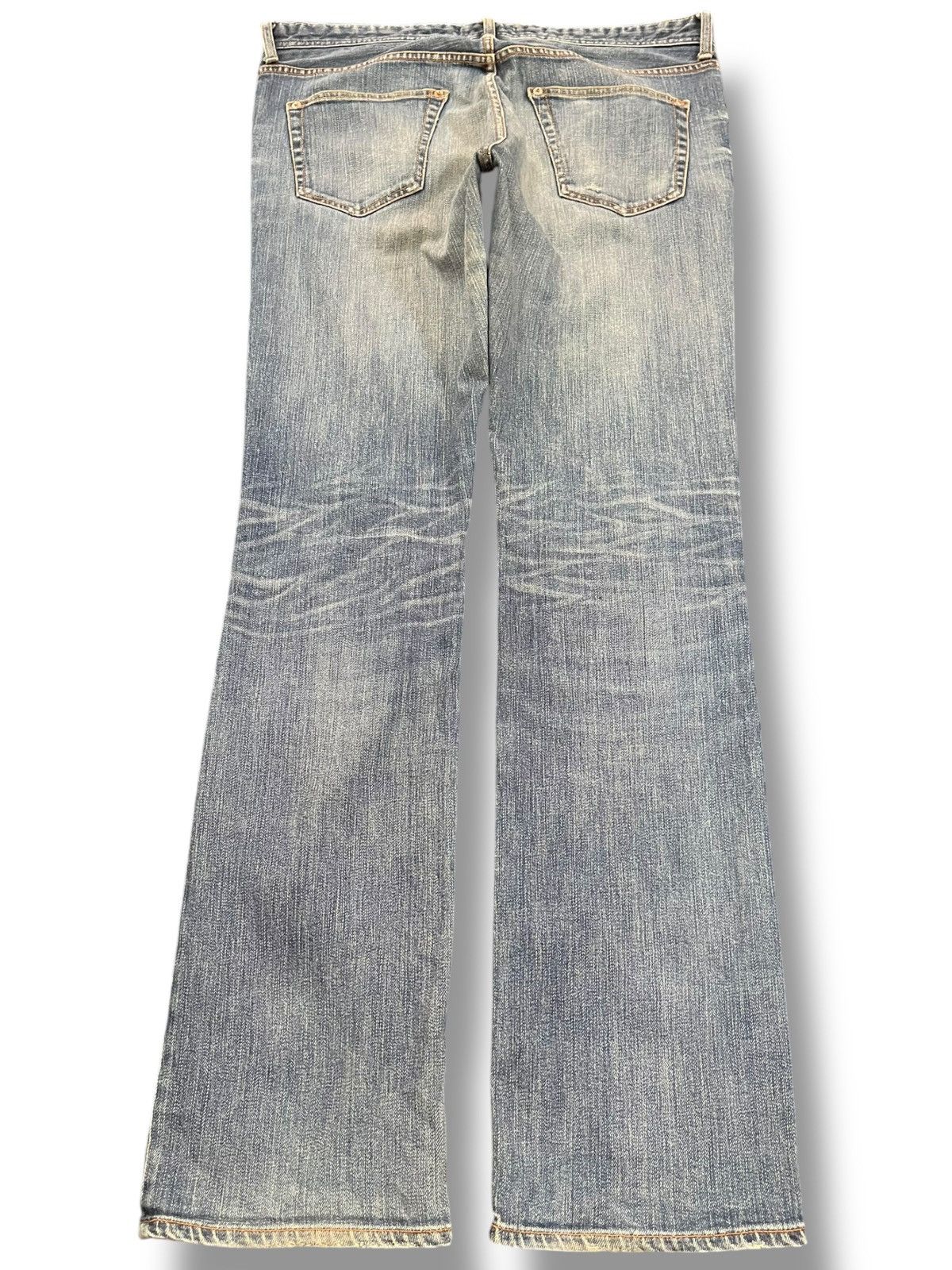 Japanese Brand Vintage Male&co Faded Distressed Denim Size US 36 / EU 52 - 6 Thumbnail