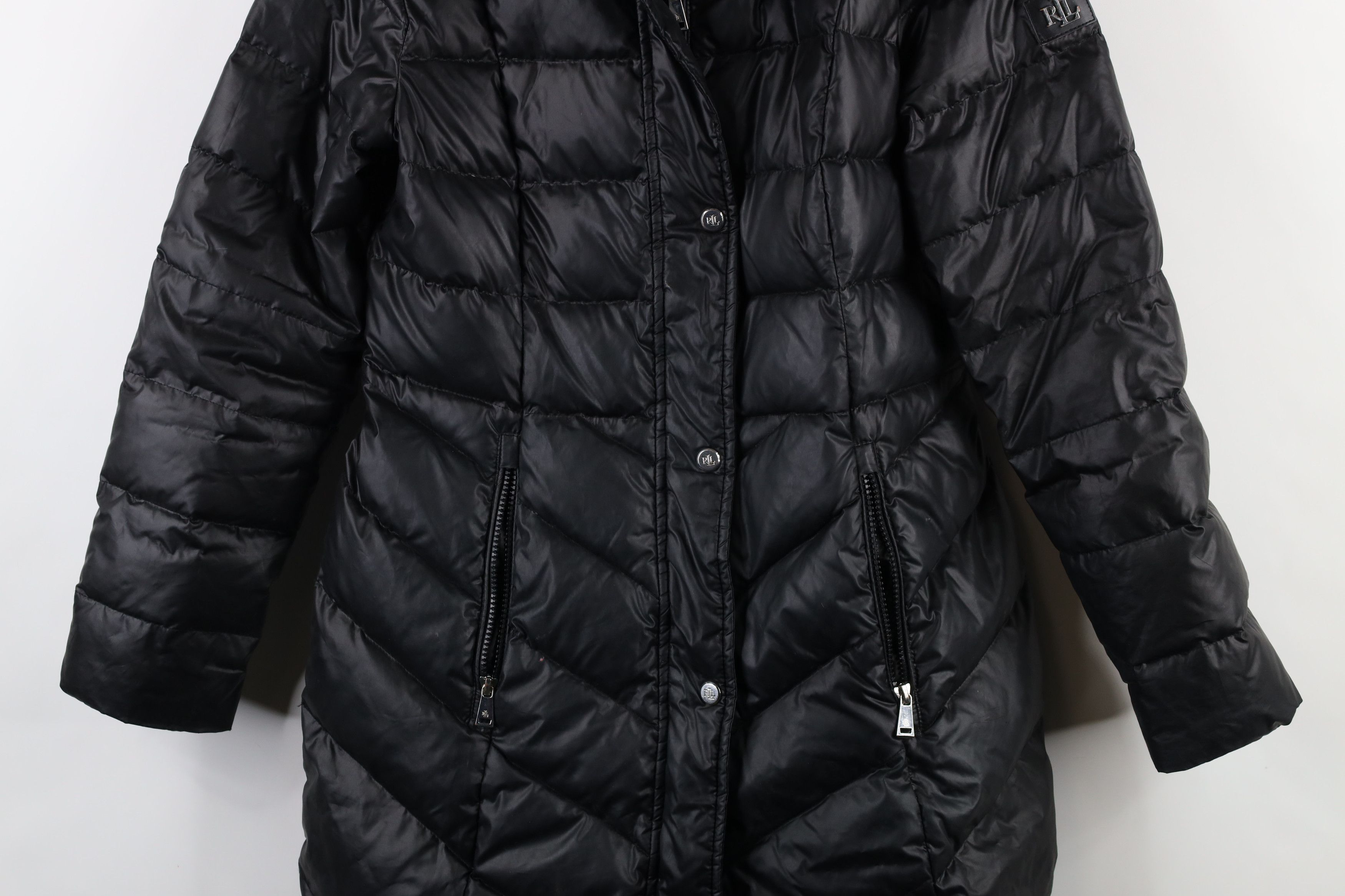Ralph Lauren × Vintage Vintage Ralph Lauren Fill Hooded Puffer Full Length Jacket Size S / US 4 / IT 40 - 3 Thumbnail