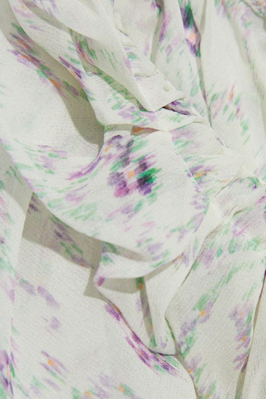 Chloe o1y0825 Silk Blouse in Multicolor Size M / US 6-8 / IT 42-44 - 4 Thumbnail