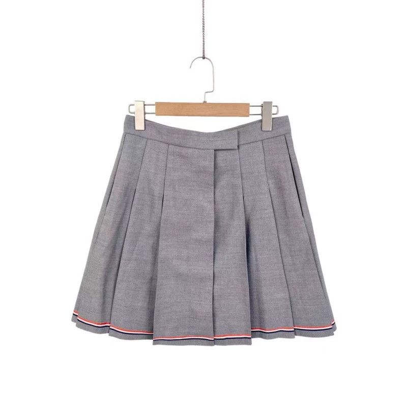 Thom Browne Thom Browne Gray pleated skirt Size 27" / US 4 / IT 40 - 2 Thumbnail