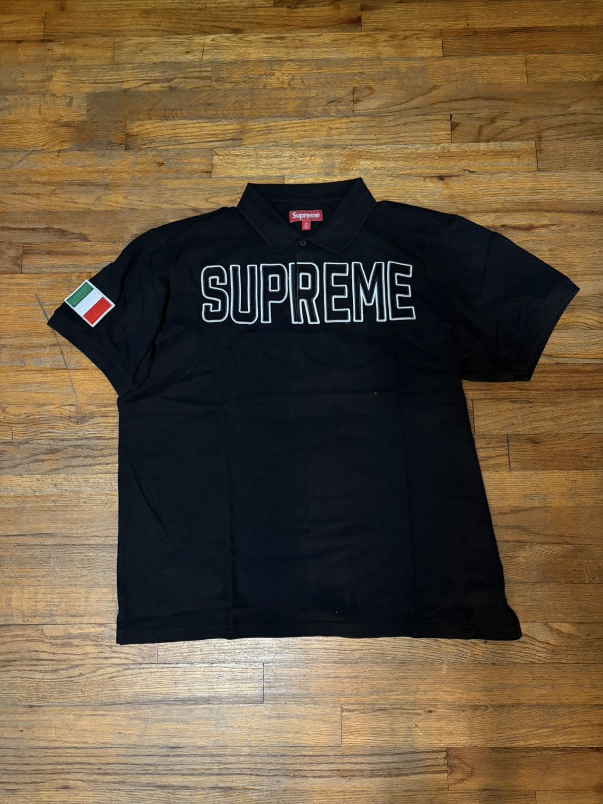 Supreme Supreme Twill Appliqué Polo | Grailed