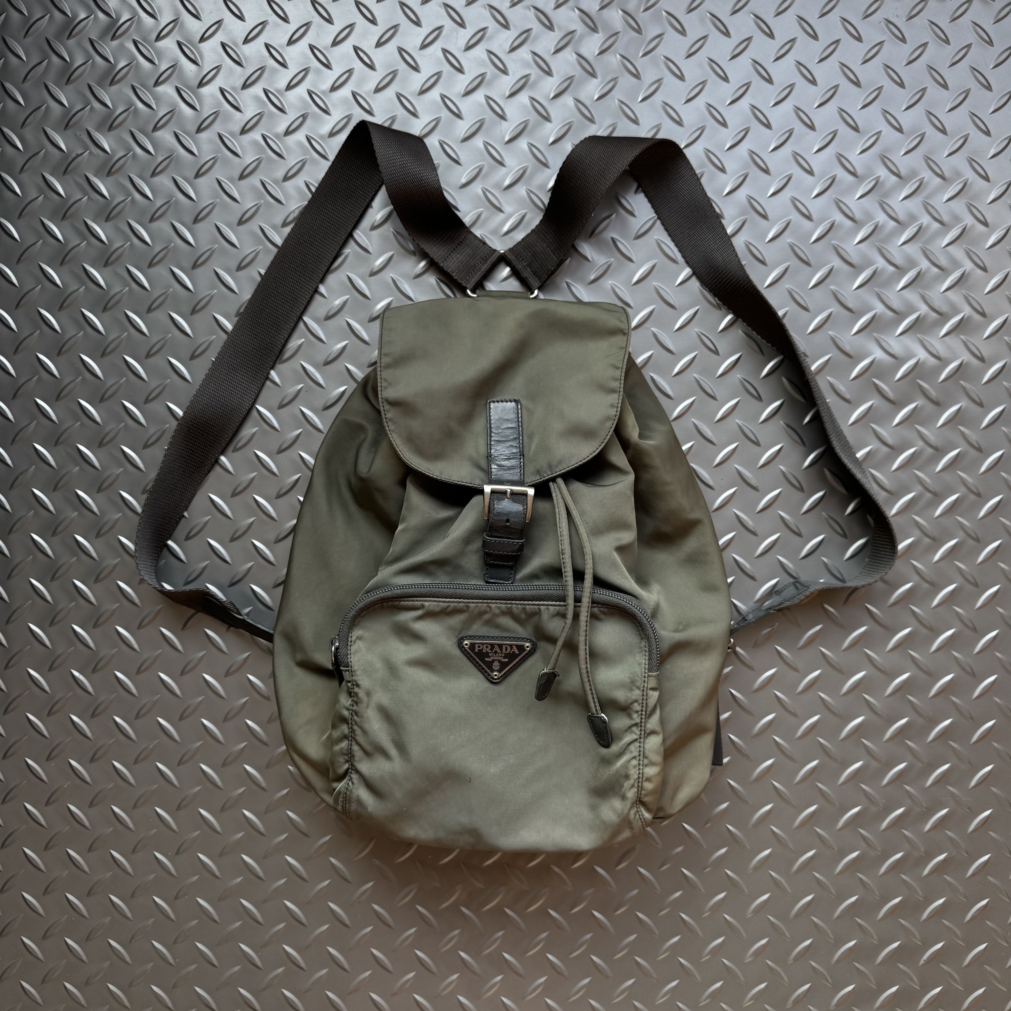 Prada Final drop? Prada SS99 Runway Backpack / Chest Rig | Grailed