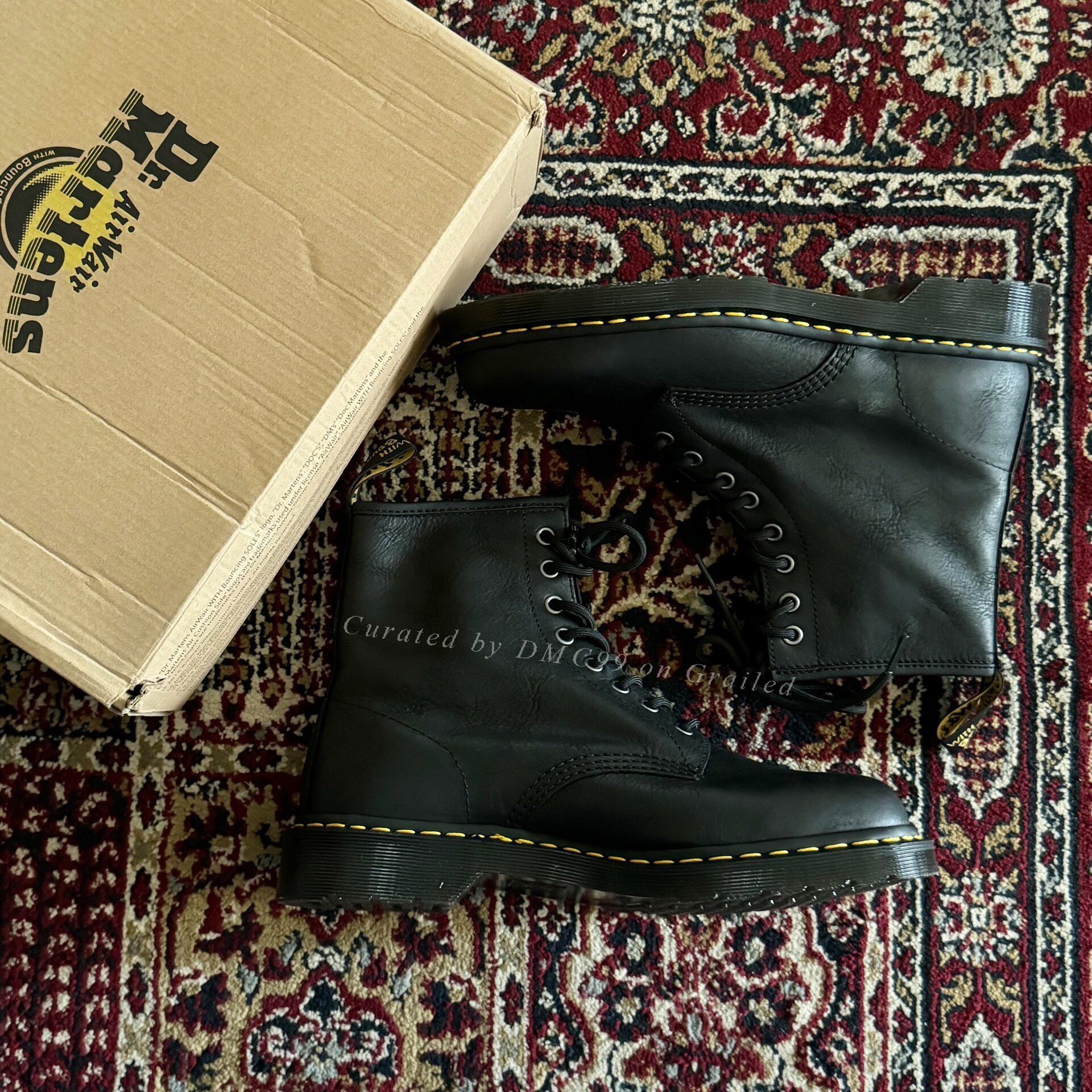 Dr. Martens × Supreme Supreme x Dr Martens FW15 6 Eye Boots in 