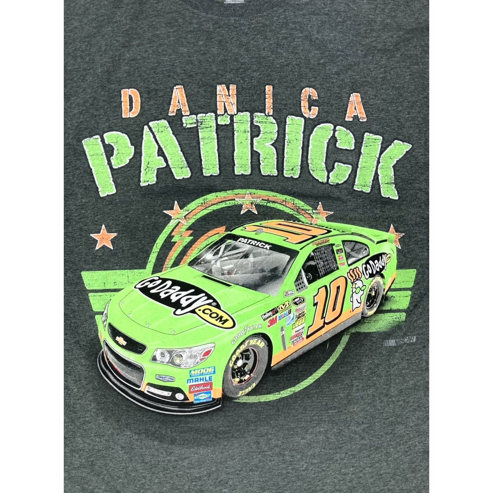 NASCAR VINTAGE NASCAR Danica Patrick Graphic T-shirt Men Large Gray Short Sleeve Size US L / EU 52-54 / 3 - 2 Thumbnail