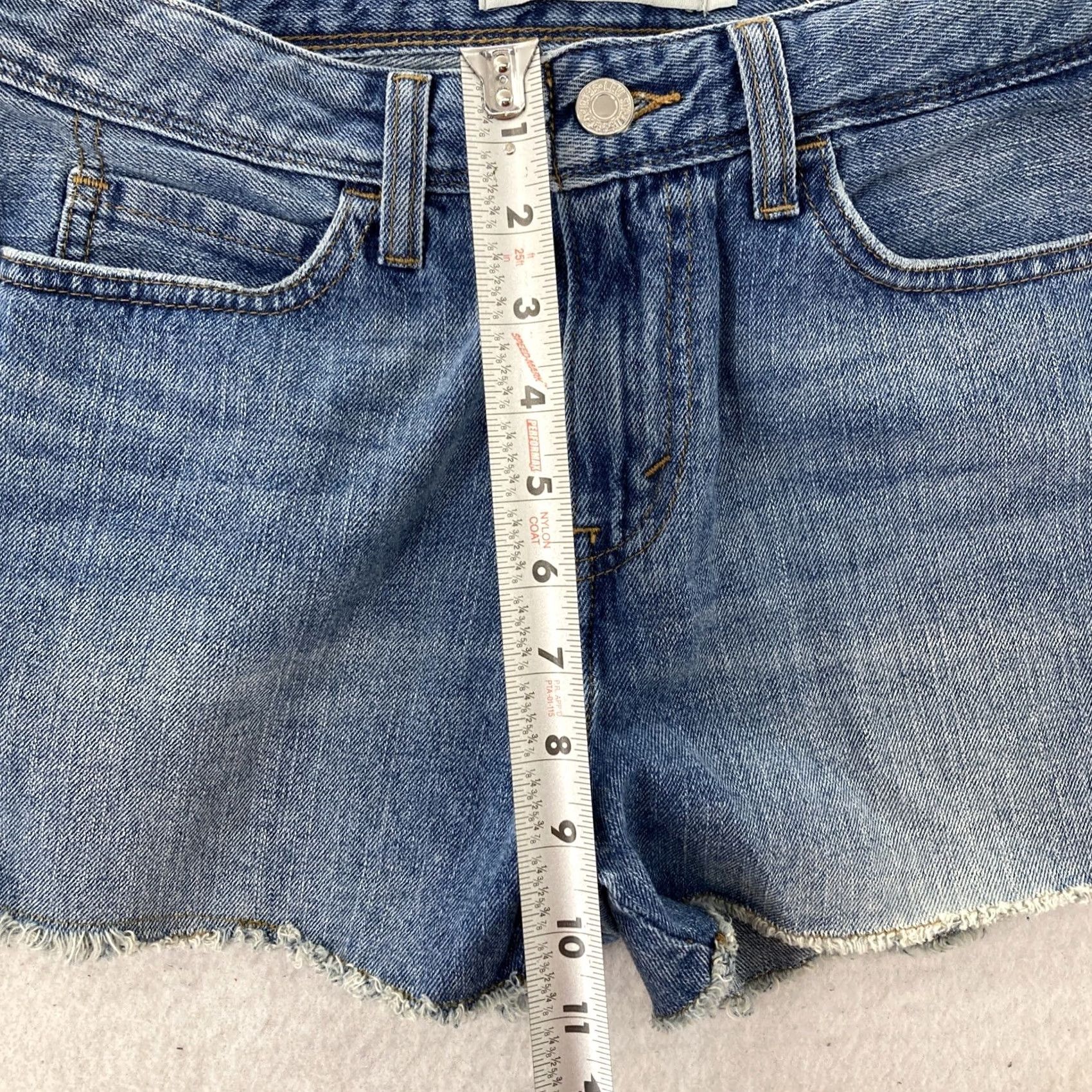 Levi's Levi's Denim High Rise Shortie Shorts 9X2 Jeans 9 Women Blue Vintage: No? Size 30" / US 8 / IT 44 - 4 Thumbnail