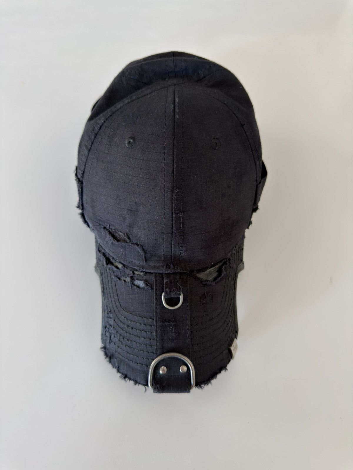 Balenciaga Balenciaga Heavy Piercing Cap Distressed Black (Summer