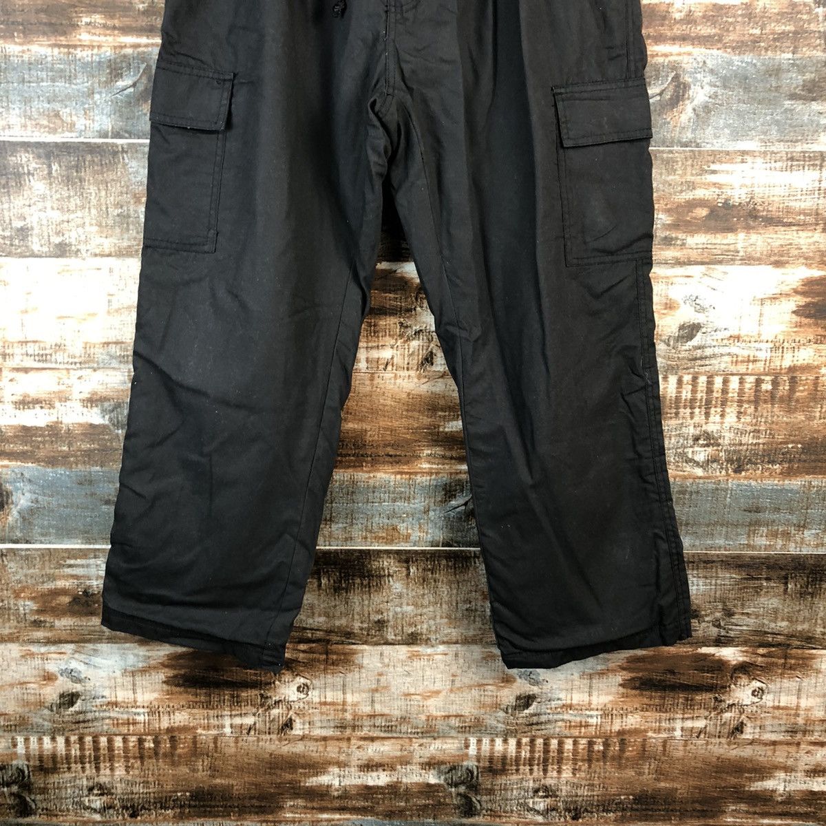 Japanese Brand Japanese Brand Black Cargo Multipocket Pants #A2529 Size US 31 - 6 Thumbnail