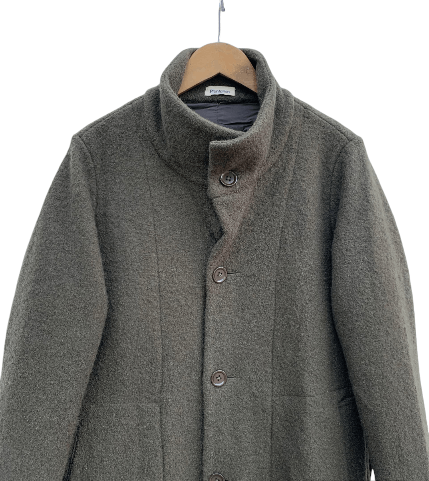 Issey Miyake 🇯🇵 Plantation X Issey Miyaki Trench Coat Wool Jacket Size US M / EU 48-50 / 2 - 6 Thumbnail