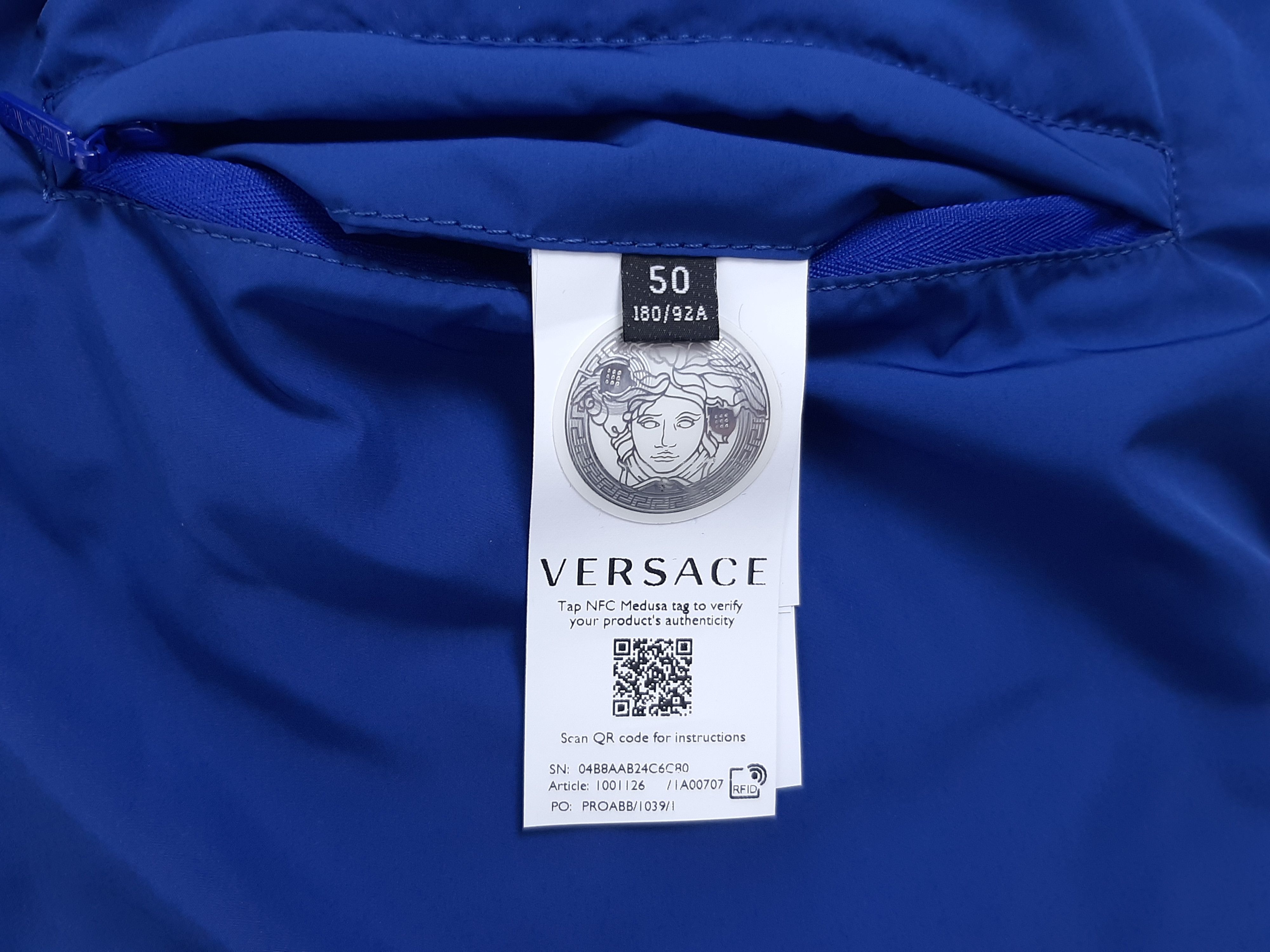 Versace Versace Greca Print Vest Blue Men's Size IT 50 Slim Size US M / EU 48-50 / 2 - 18 Thumbnail